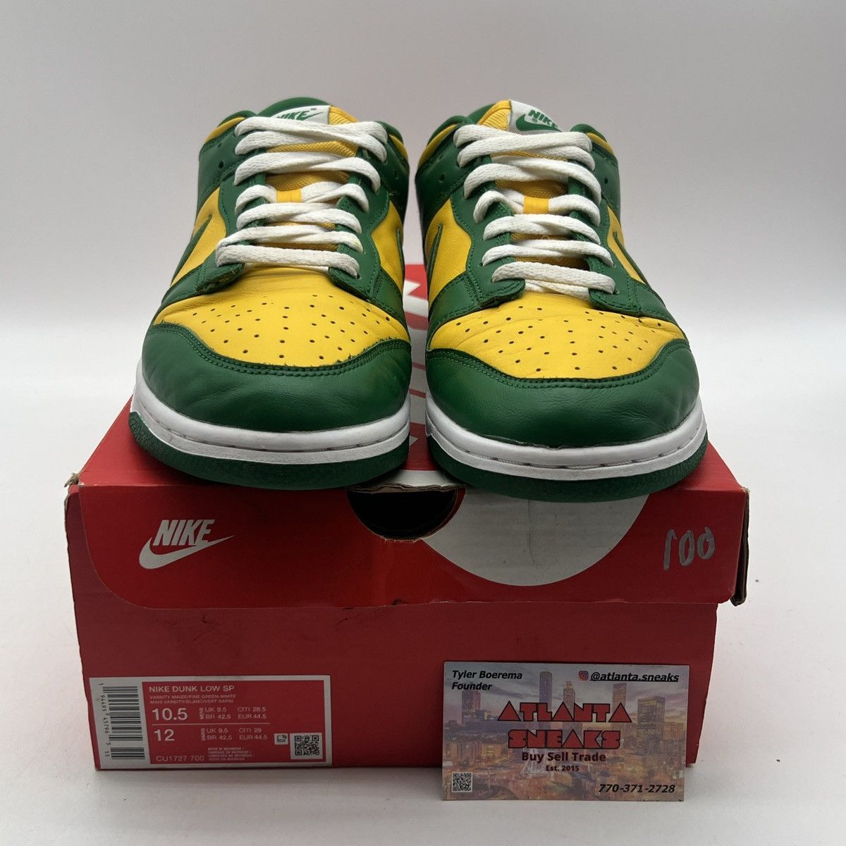 Nike Nike dunk low Brazil Size US 10.5 / EU 43-44 - 2 Thumbnail