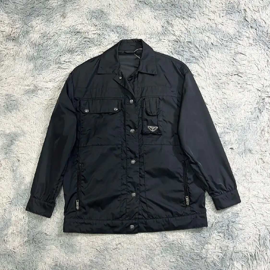 Prada 2010's Prada Sport Reversible Nylon Blouson Zipper Jacket