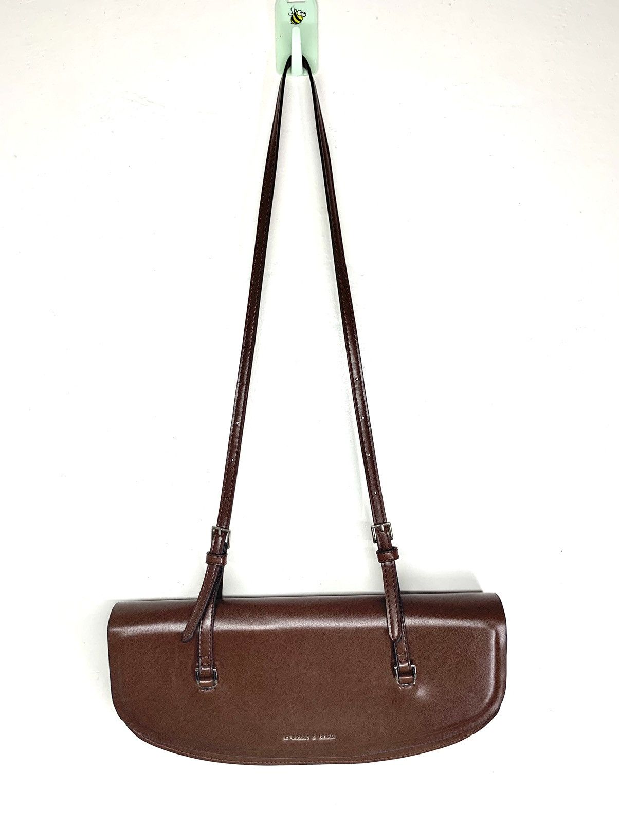 Charles Keith Brown Single Handle Shoulder Bag