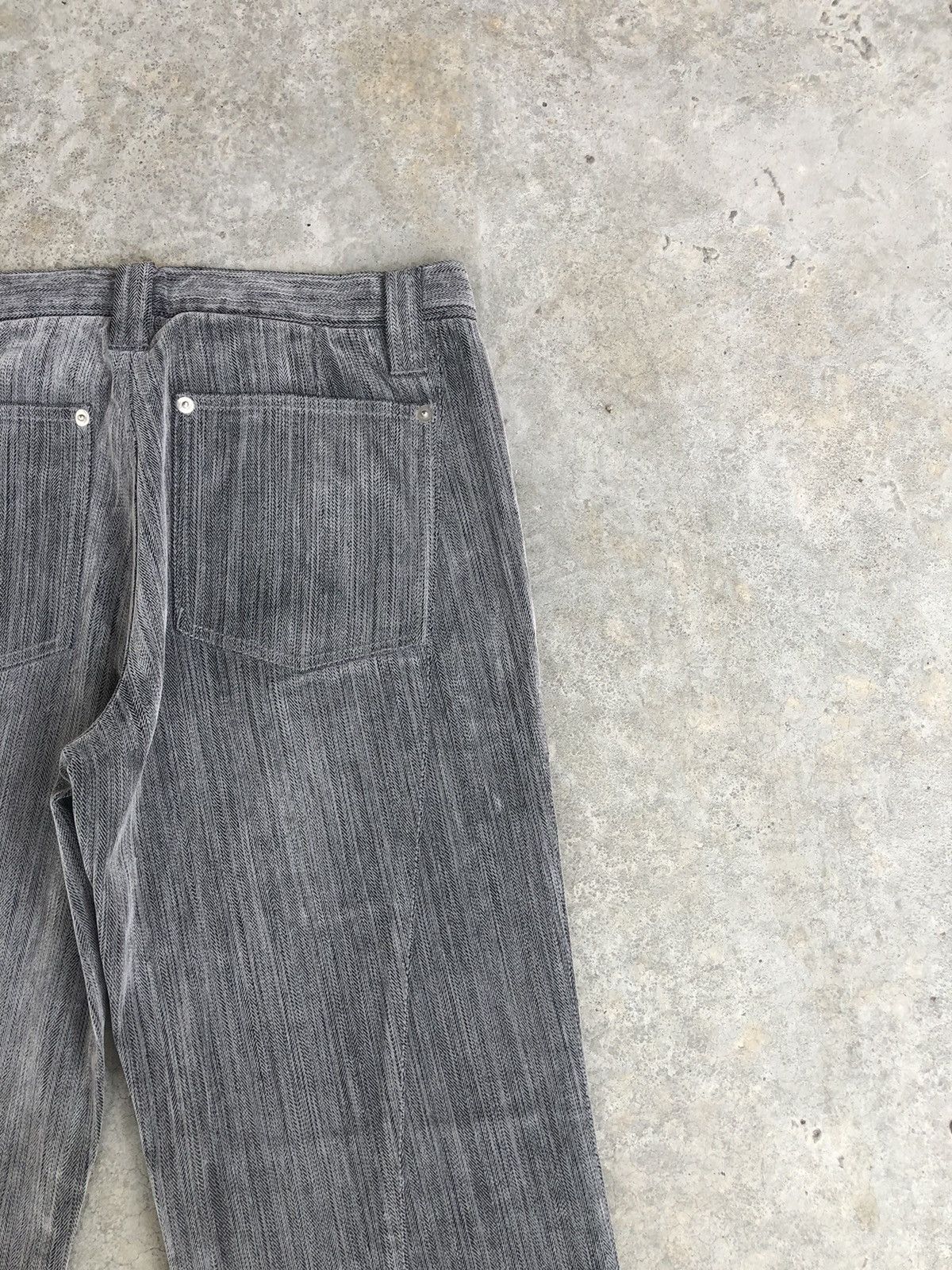 If Six Was Nine Japaneses Takaiq Flared Pants Distressed Jeans Size US 30 / EU 46 - 10 Thumbnail