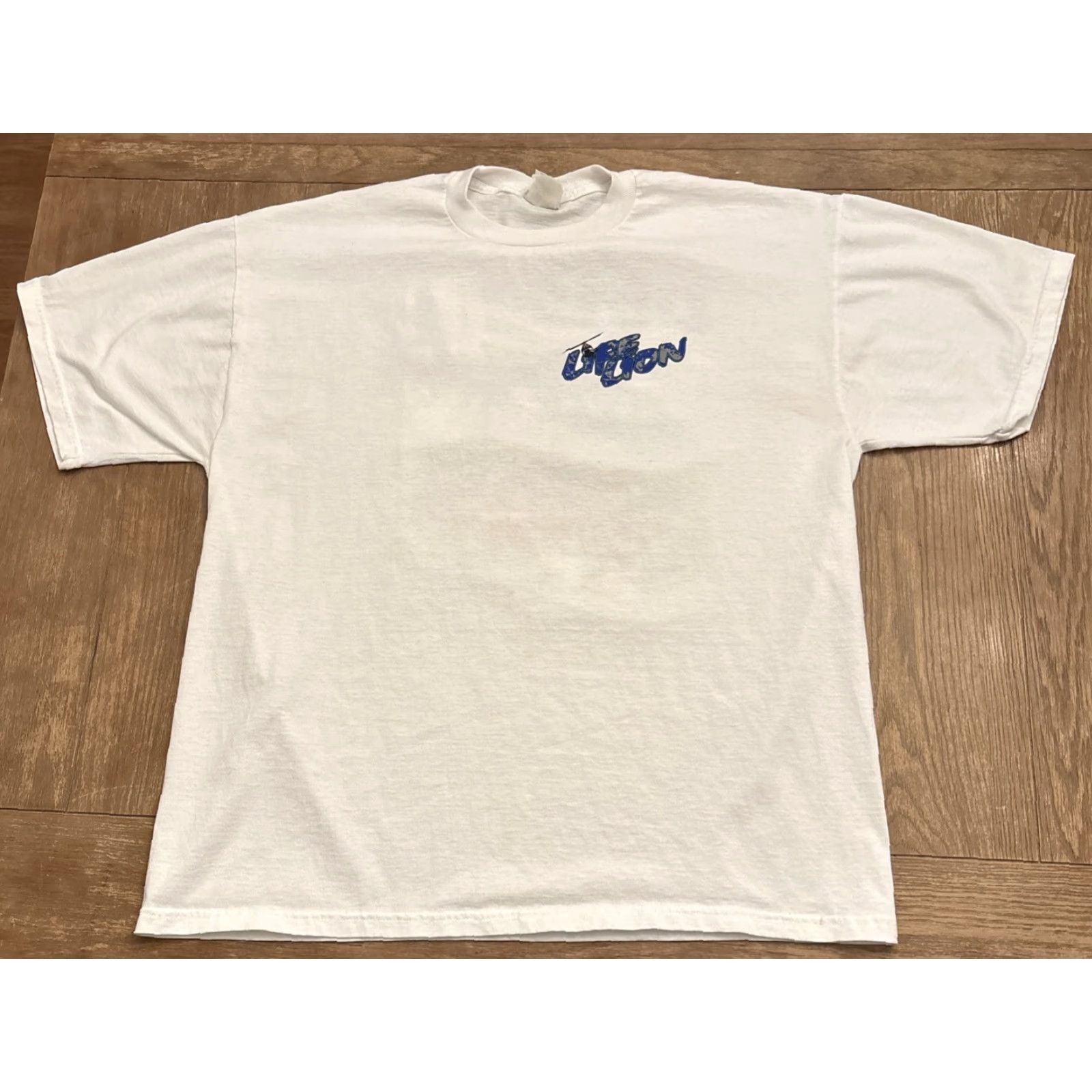 Jerzees VINTAGE Jerzees Penn State Geisinger Life Lion Helicopter T-Shirt Adult XL White Mens Size US XL / EU 56 / 4 - 2 Thumbnail