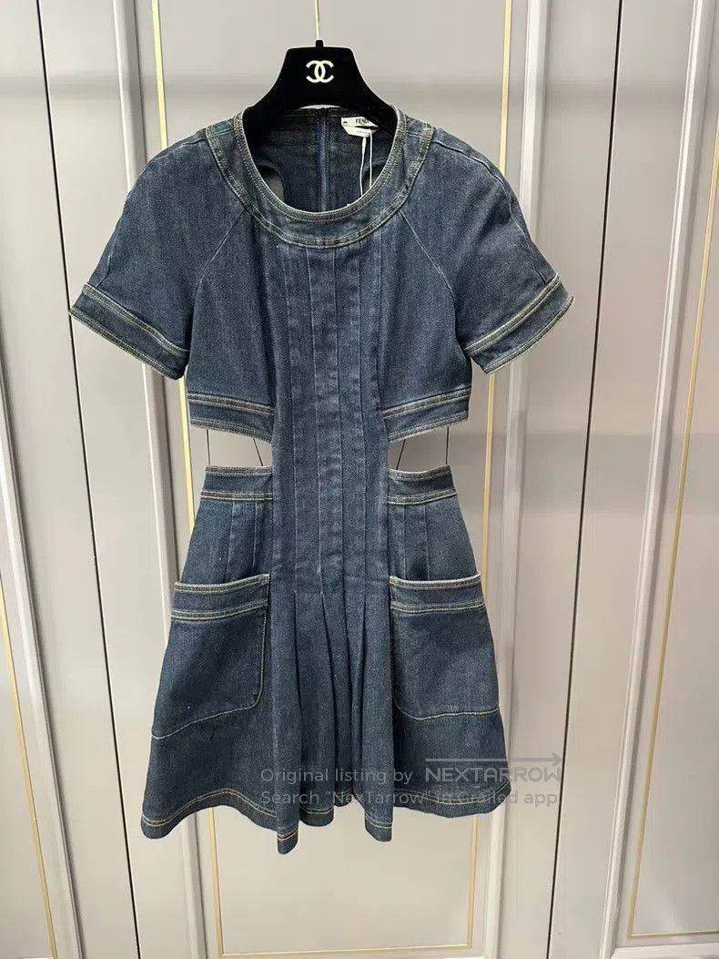 Other Fendi Denim Dress Size XS / US 0-2 / IT 36-38 - 1 Thumbnail