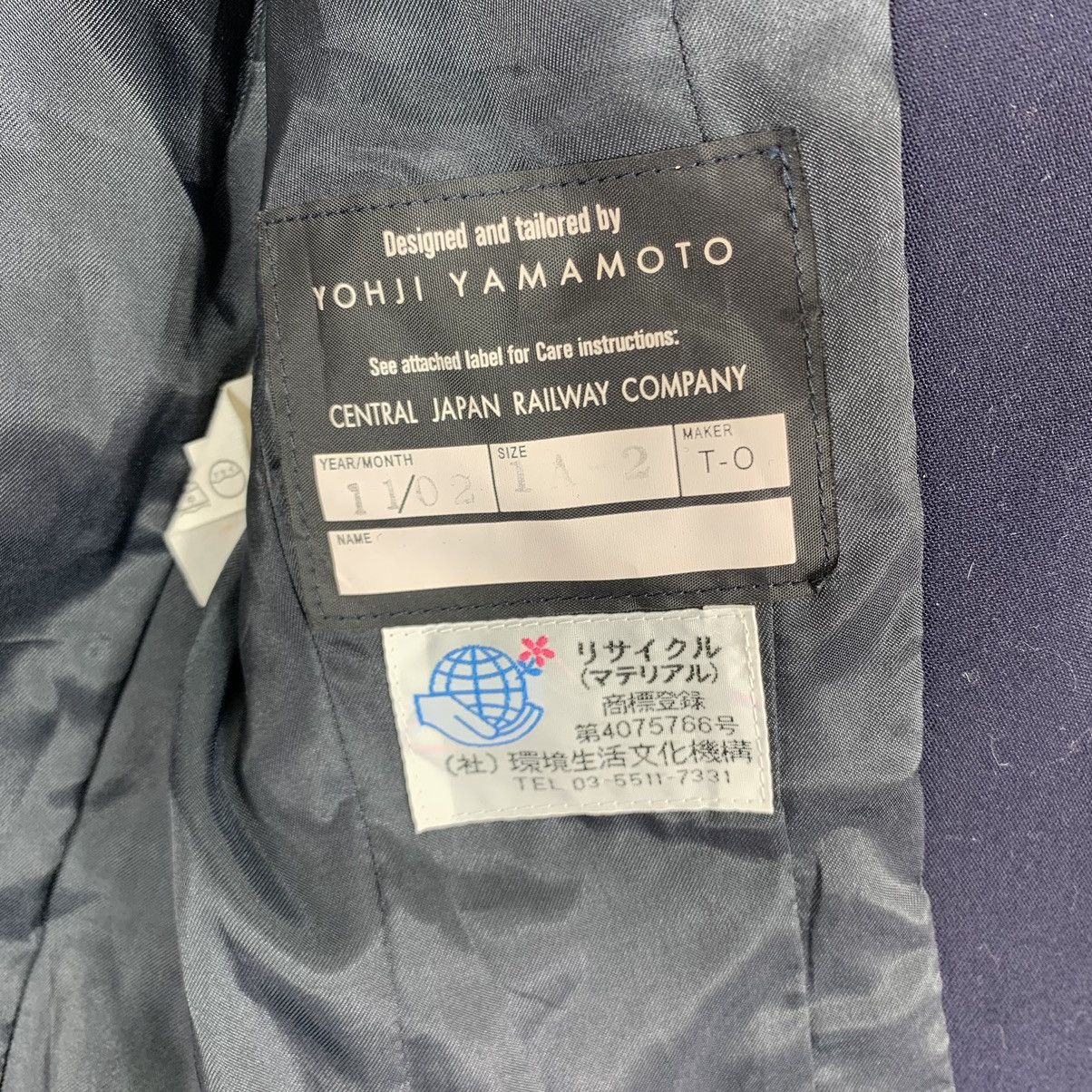 Japanese Brand × Yohji Yamamoto 🔥🔥 Vintage Yohji Yamamoto For Railway Station Coat Women Size S / US 4 / IT 40 - 7 Thumbnail