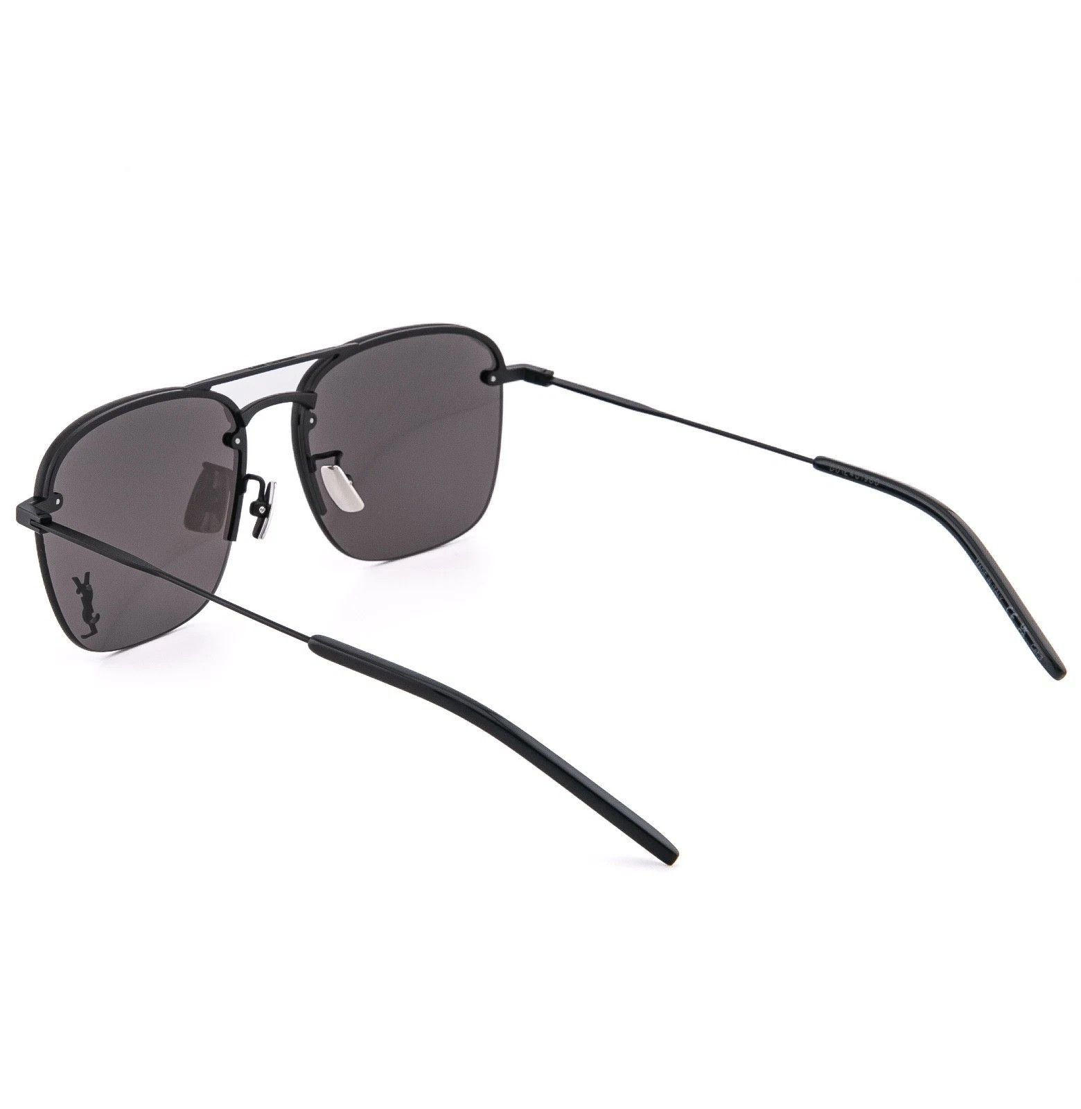 Saint Laurent Paris SAINT LAURENT 309 SL309M 001 YSL Logo Rectangular Sunglasses Size ONE SIZE - 5 Thumbnail