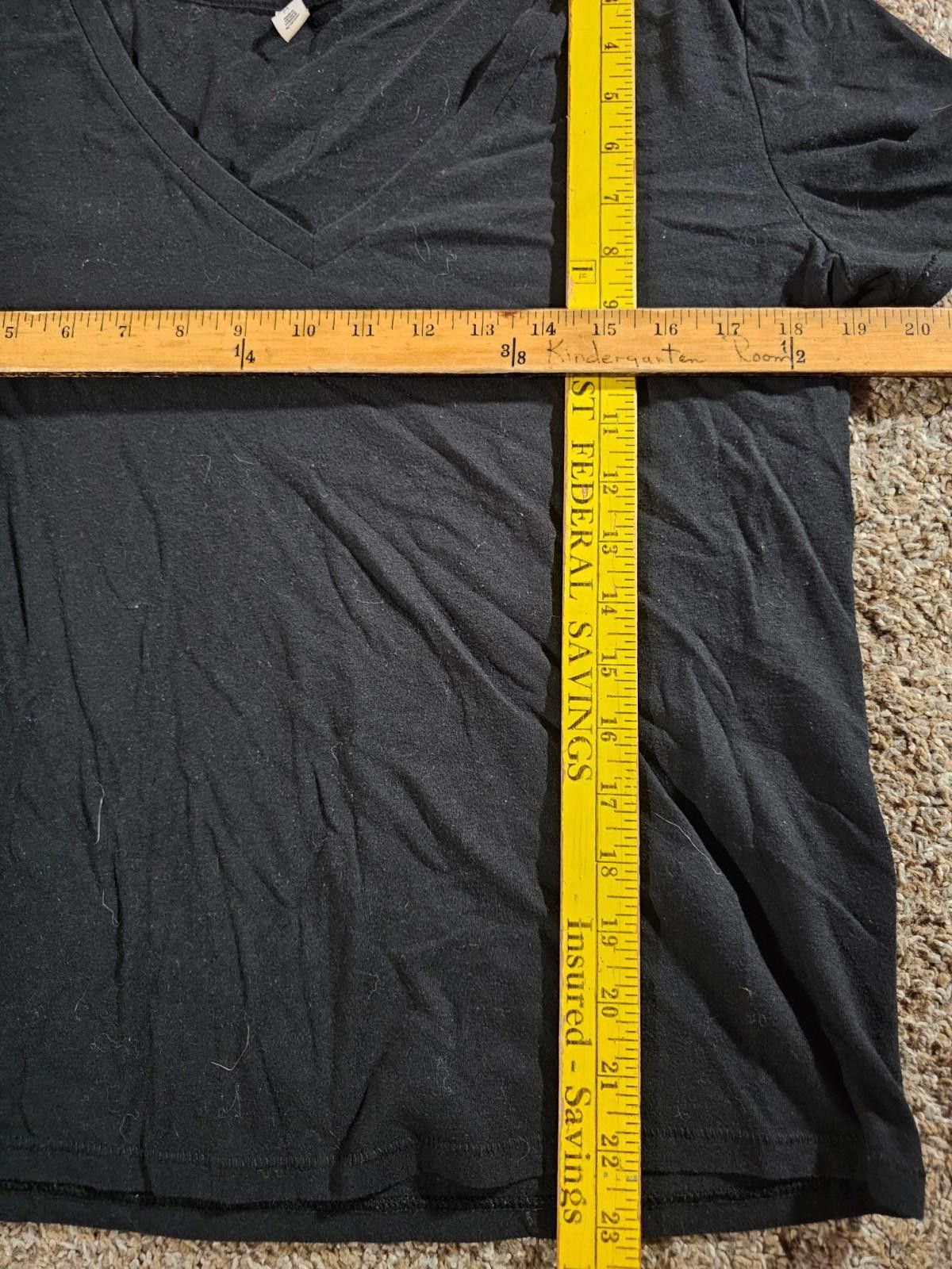 BP. BP Black Vneck Tshirt Medium Size M / US 6-8 / IT 42-44 - 4 Thumbnail
