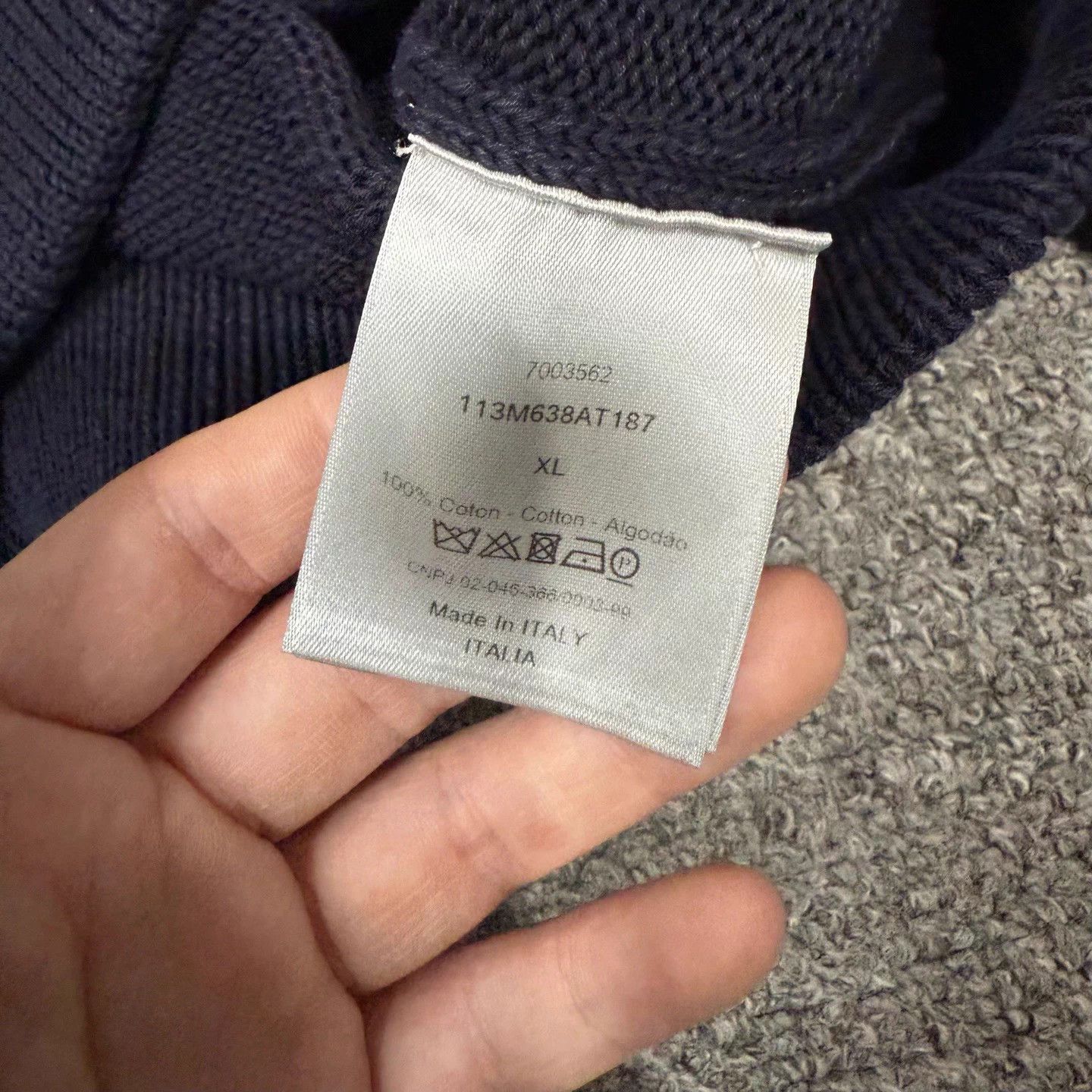 Dior Dior Oblique wool sweater XL 99 New Size US XL / EU 56 / 4 - 4 Thumbnail