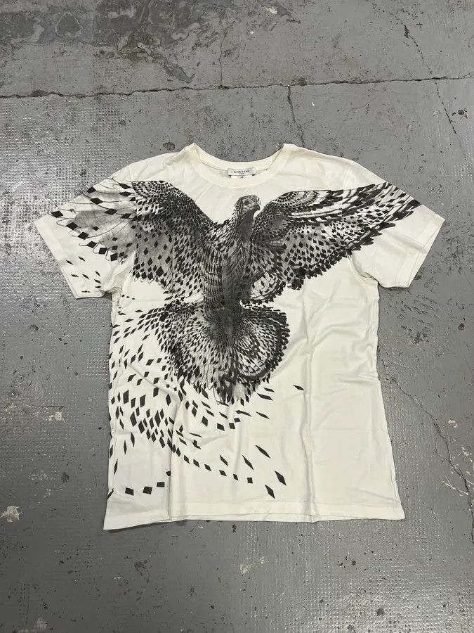 2010s Givenchy Majestic Bird White T-Shirt