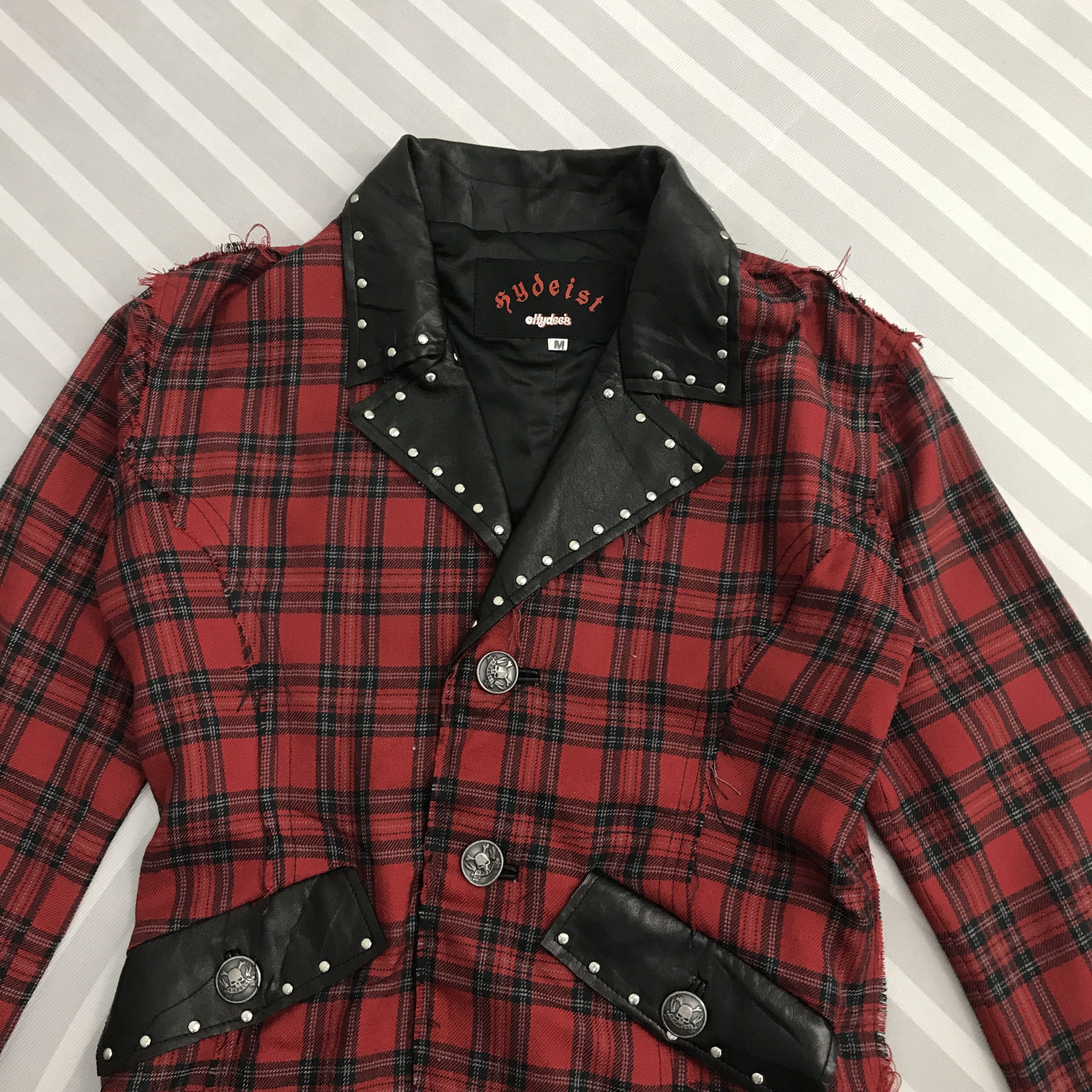 Japanese Brand × Vintage Vintage Hydeist Japan punk style design coat blazer jacket Size US M / EU 48-50 / 2 - 2 Thumbnail