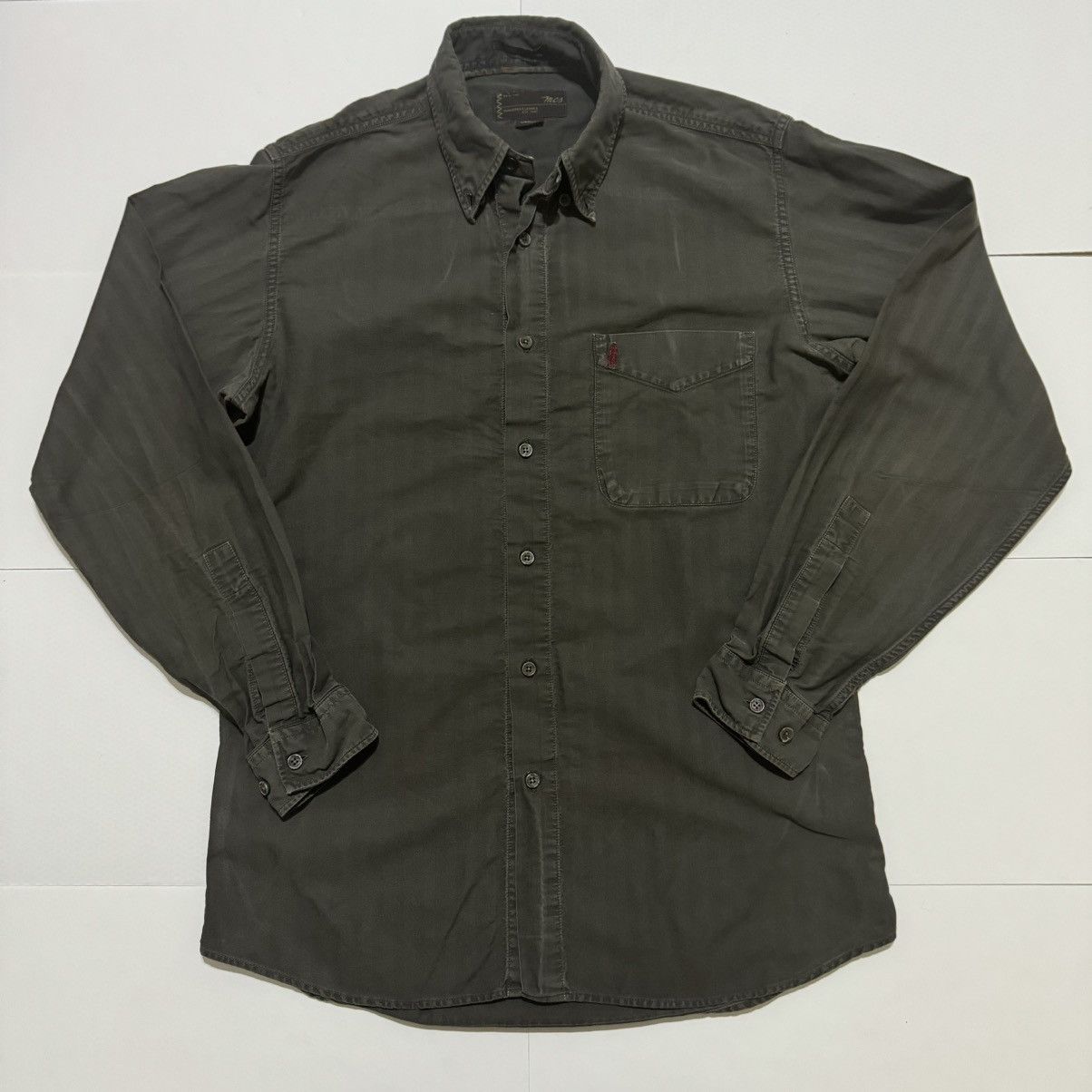 Marlboro Classics × Vintage Marlboro Classics Men’s Denim Shirt Brown Regular Fit Size US M / EU 48-50 / 2 - 1 Thumbnail