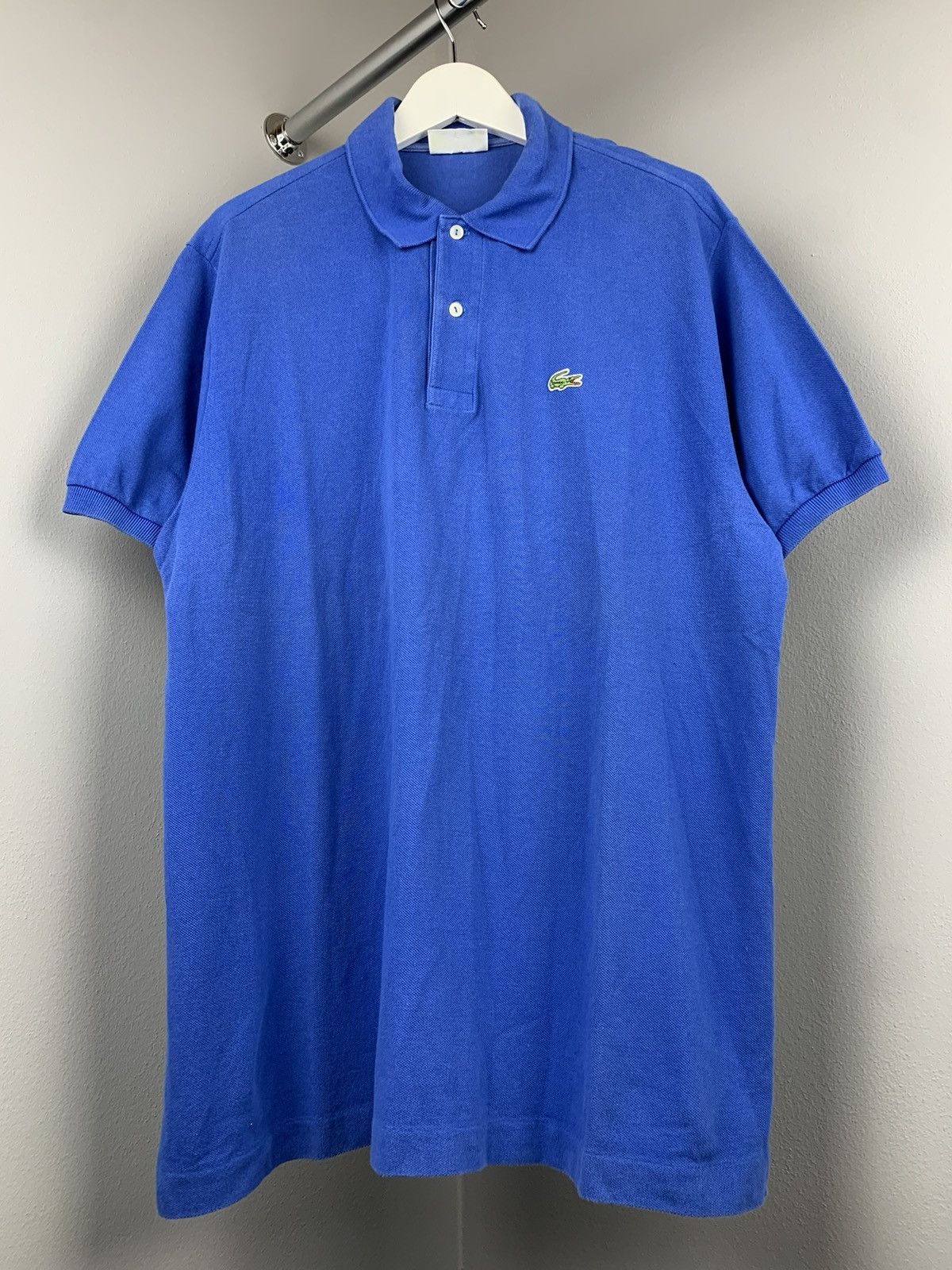 Pre-owned Lacoste X Vintage Lacoste Chemise Polos Vintage In Blue