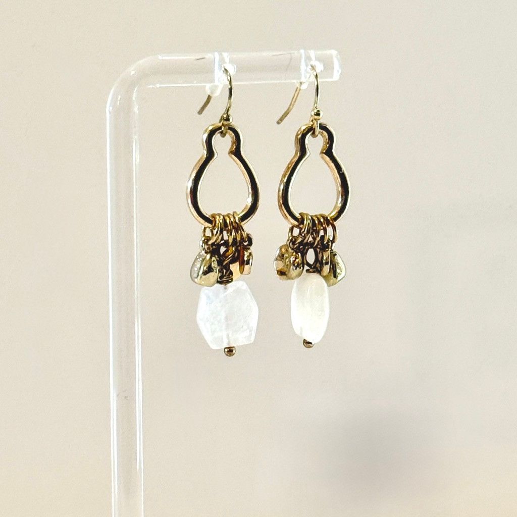 Banana Republic BANANA REPUBLIC Gold Charm Drop Hook Earrings | NWT Size ONE SIZE - 1 Thumbnail