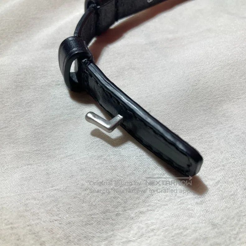 Dries Van Noten Dries Van Noten Black Leather Belt Size ONE SIZE - 6 Thumbnail