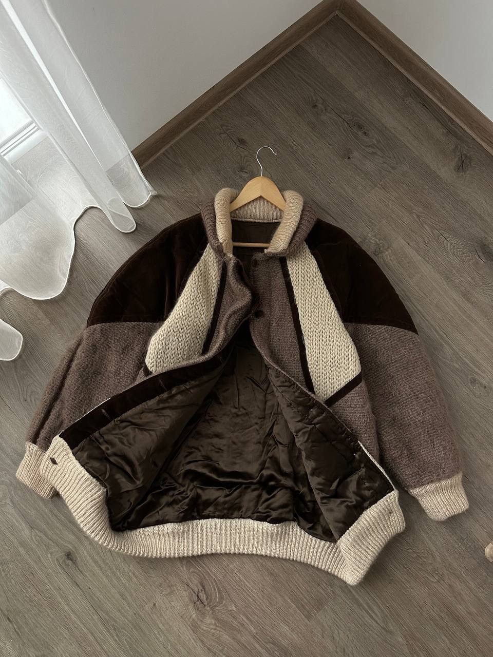 Japanese Brand × Les Copains × Vintage Vintage Japanese Mohair Alpaca Beige Les Copains Jacket Size US L / EU 52-54 / 3 - 12 Thumbnail