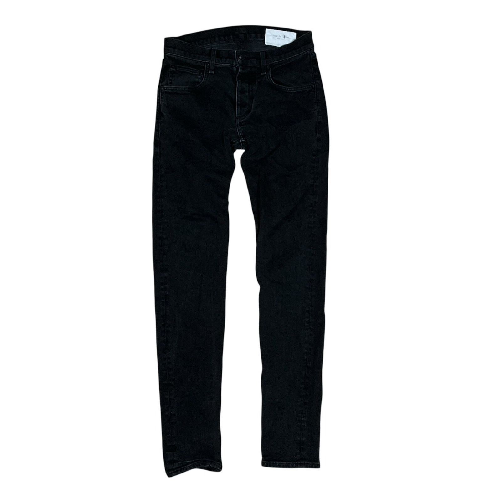 Rag & Bone Rag & Bone Extra Slim Jeans Black Fit 1 Stretch USA Made Size US 30 / EU 46 - 1 Thumbnail