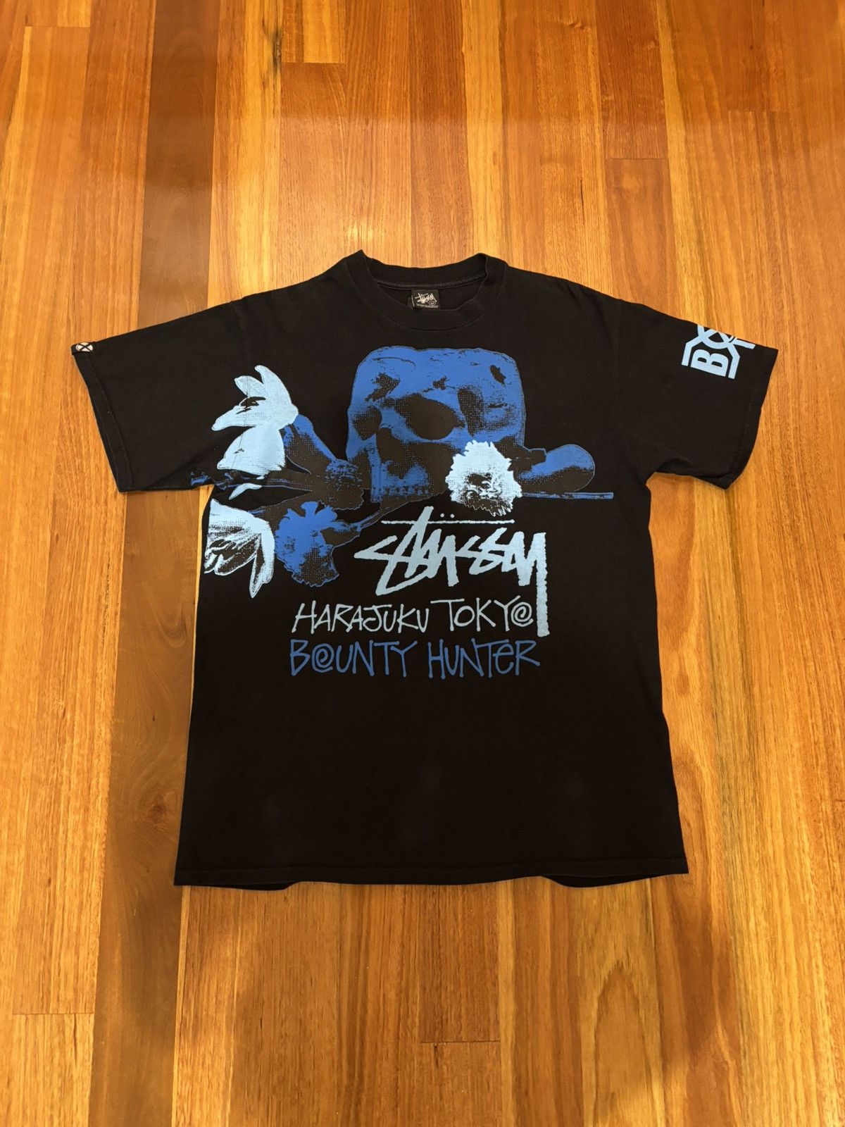 Stussy Stussy x Bounty Hunter SS06 Beauty and the Beast Skull Tee Size US M / EU 48-50 / 2 - 2 Thumbnail