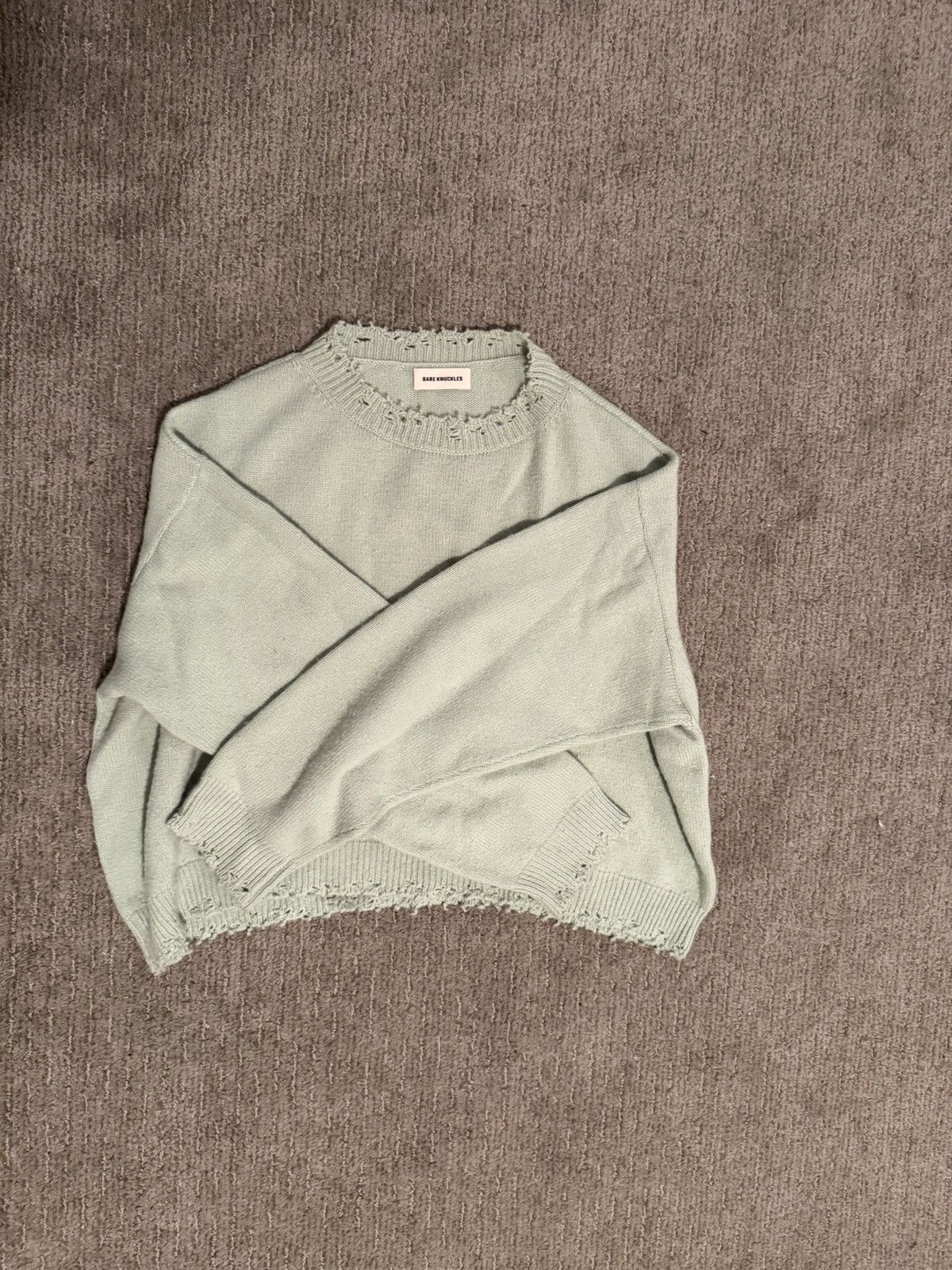 Bare Knuckles cropped sweater