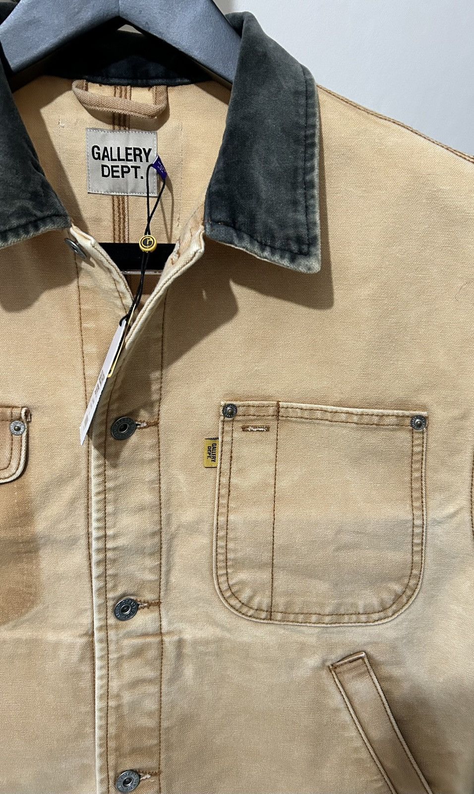 Gallery Dept. Gallery Dept Logan Vest Jacket Medium Tan Brown Size US M / EU 48-50 / 2 - 2 Thumbnail