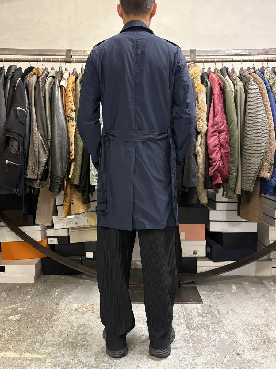 Prada AW2008 Prada Navy Nylon Belted Trench Jacket Size US M / EU 48-50 / 2 - 3 Thumbnail