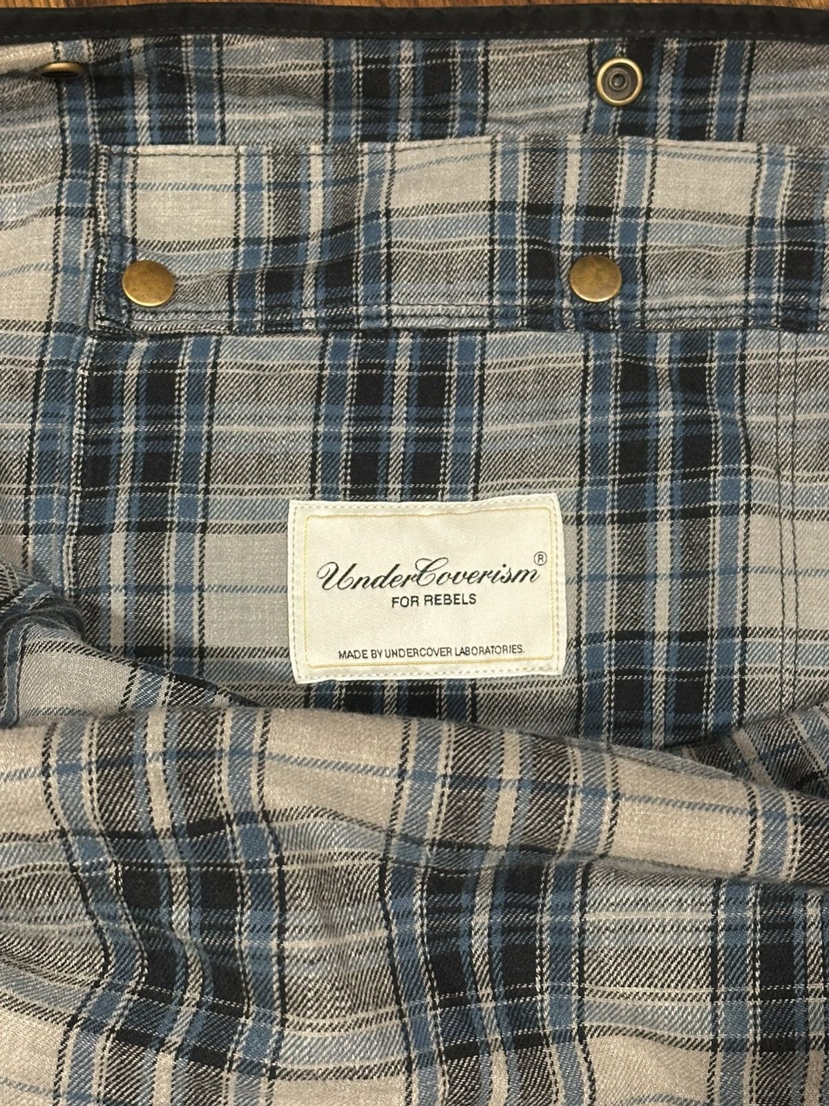 Undercover Undercover AW08 “Unreal Real Clothes” Waxed Messenger Bag Size ONE SIZE - 5 Thumbnail