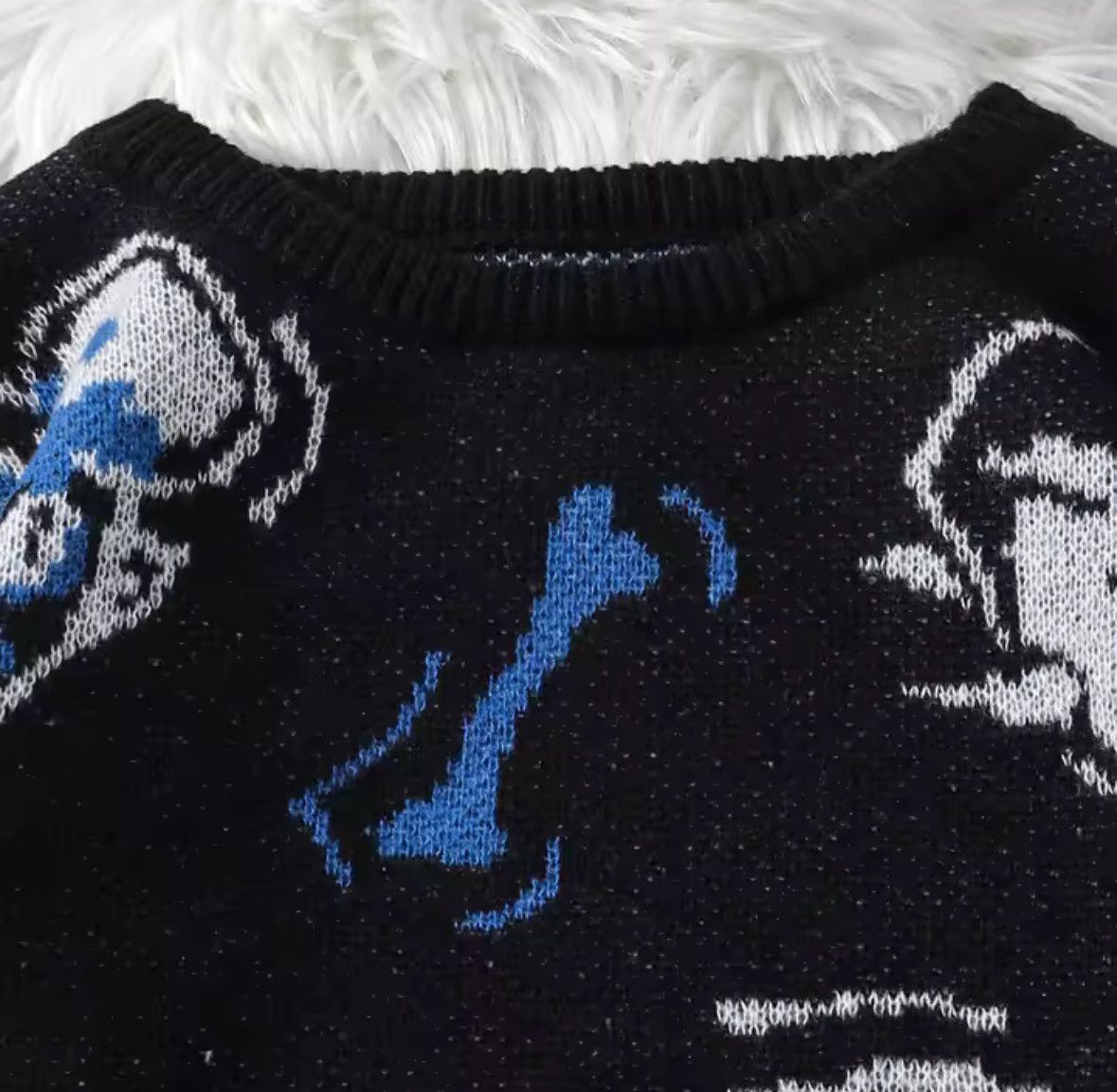 Other Street Dinosaur Roar Double Sided Sweater Jacquard Knitwear Size US S / EU 44-46 / 1 - 3 Thumbnail