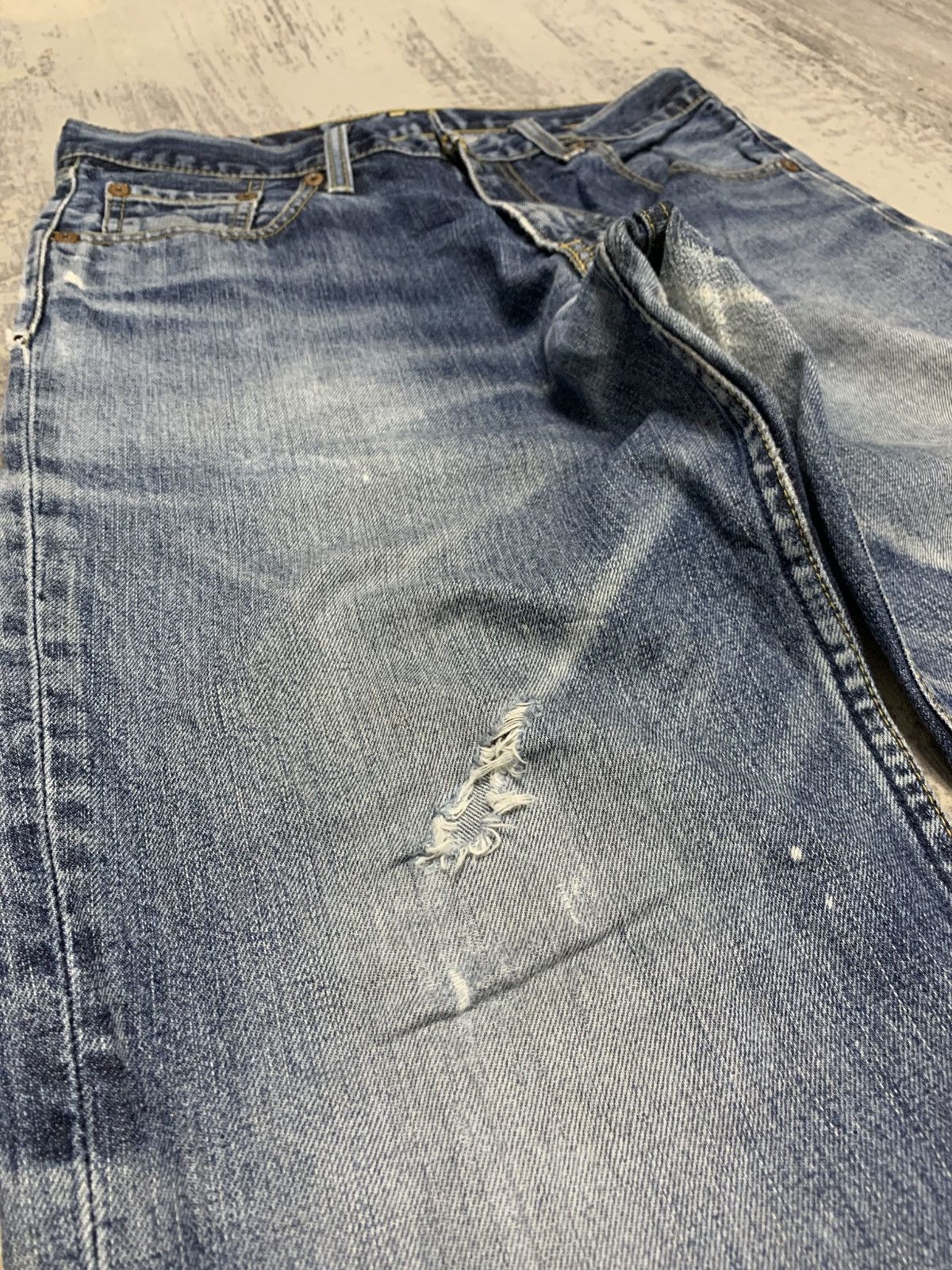 Levi's Vintage Levis 502 Distressed Denim Jeans Size US 30 / EU 46 - 7 Thumbnail