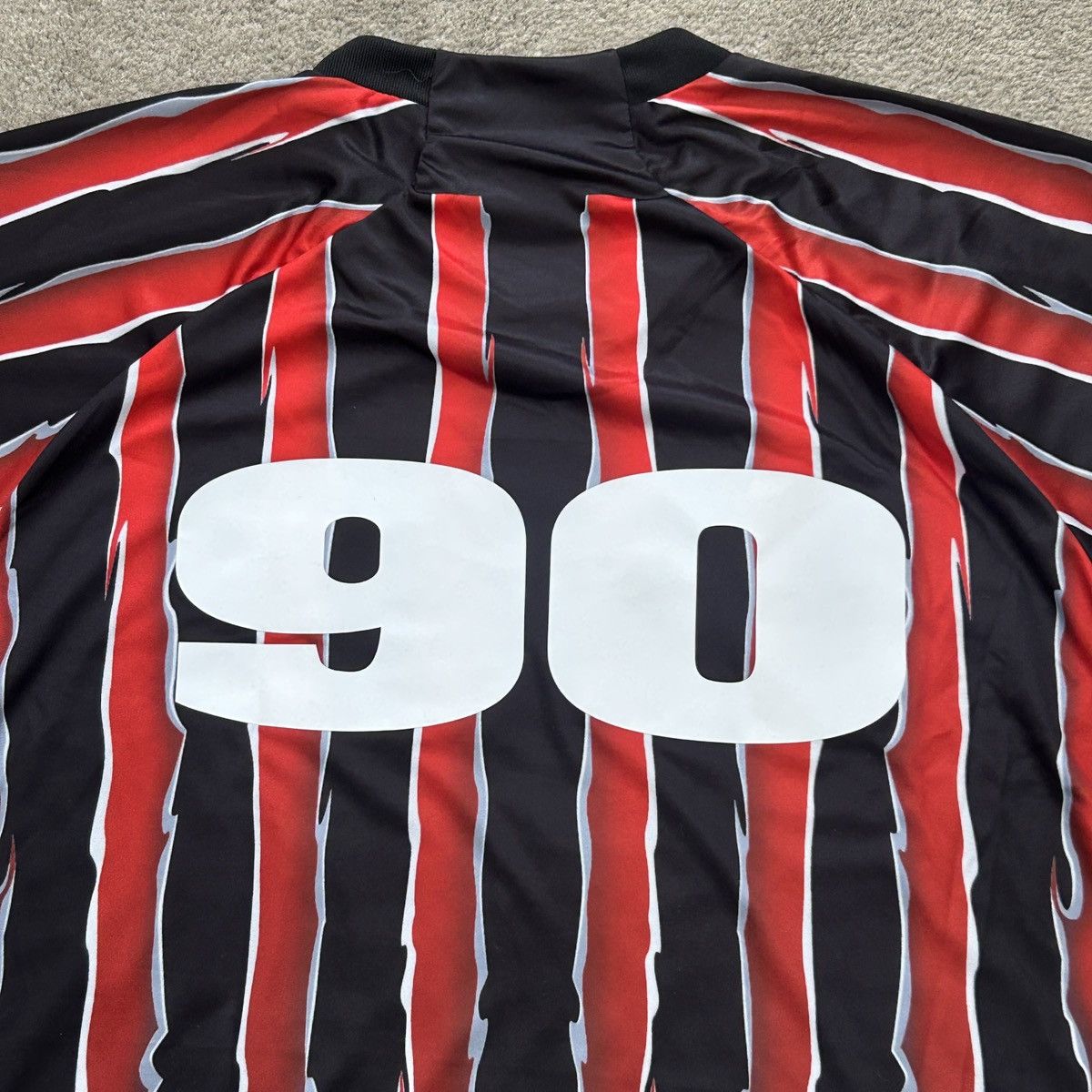 FUCT Fuct Eagle Striped Soccer Jersey Red XL FTP Supreme USA Size US XL / EU 56 / 4 - 5 Thumbnail