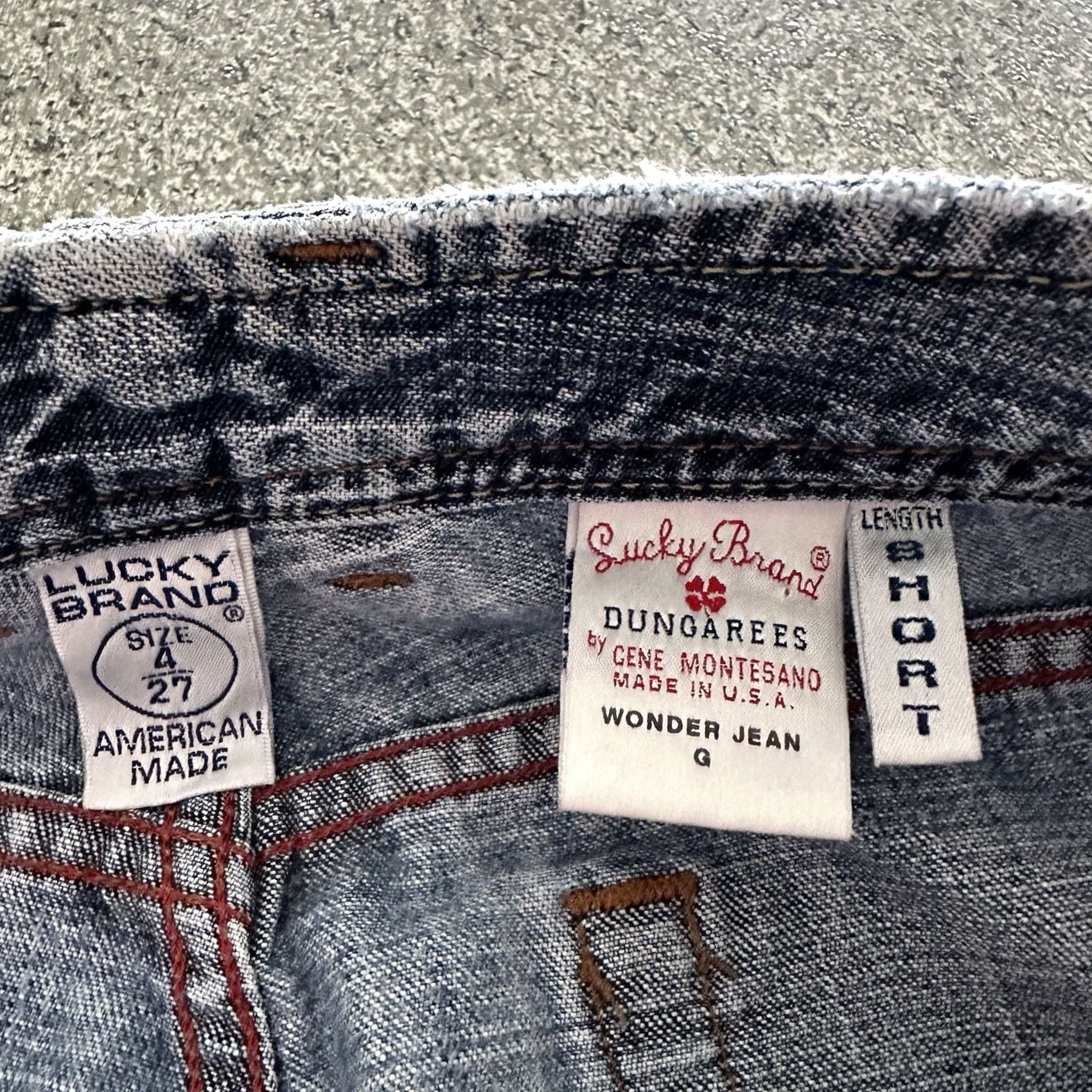 Lucky Brand Lucky Brand Jeans Women's 4 Short Low Rise Dungarees USA 31x28 Blue Denim 100% Cotton Bootcut 5-Pocket Womens XS-XL Size 30" / US 8 / IT 44 - 5 Thumbnail