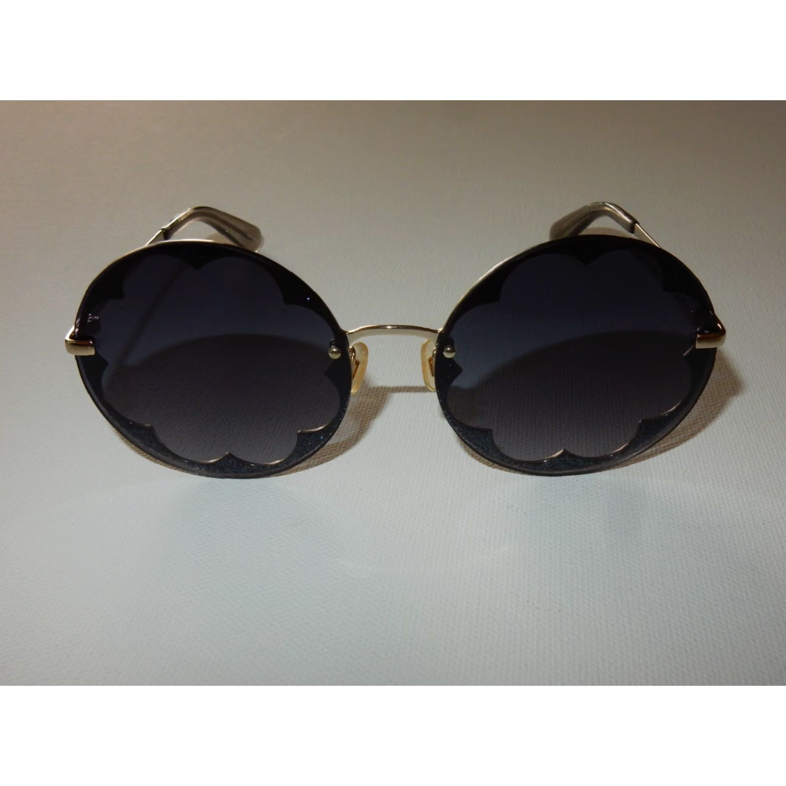 Vintage Kate Spade Sunglasses Women Silver 59mm Fly Shutter Classic Fashion Accessories Size ONE SIZE - 2 Thumbnail