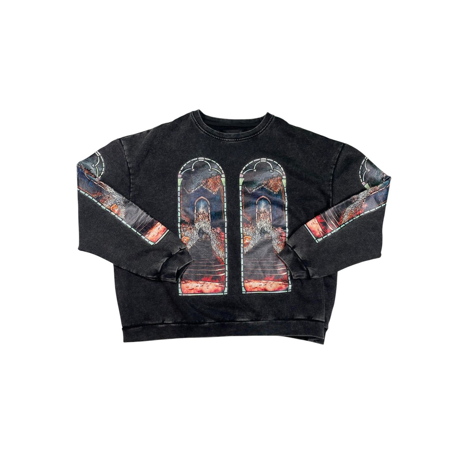 Who Decides War WDW 'Descent' Crewneck Grey Size L / US 10 / IT 46 - 1 Thumbnail