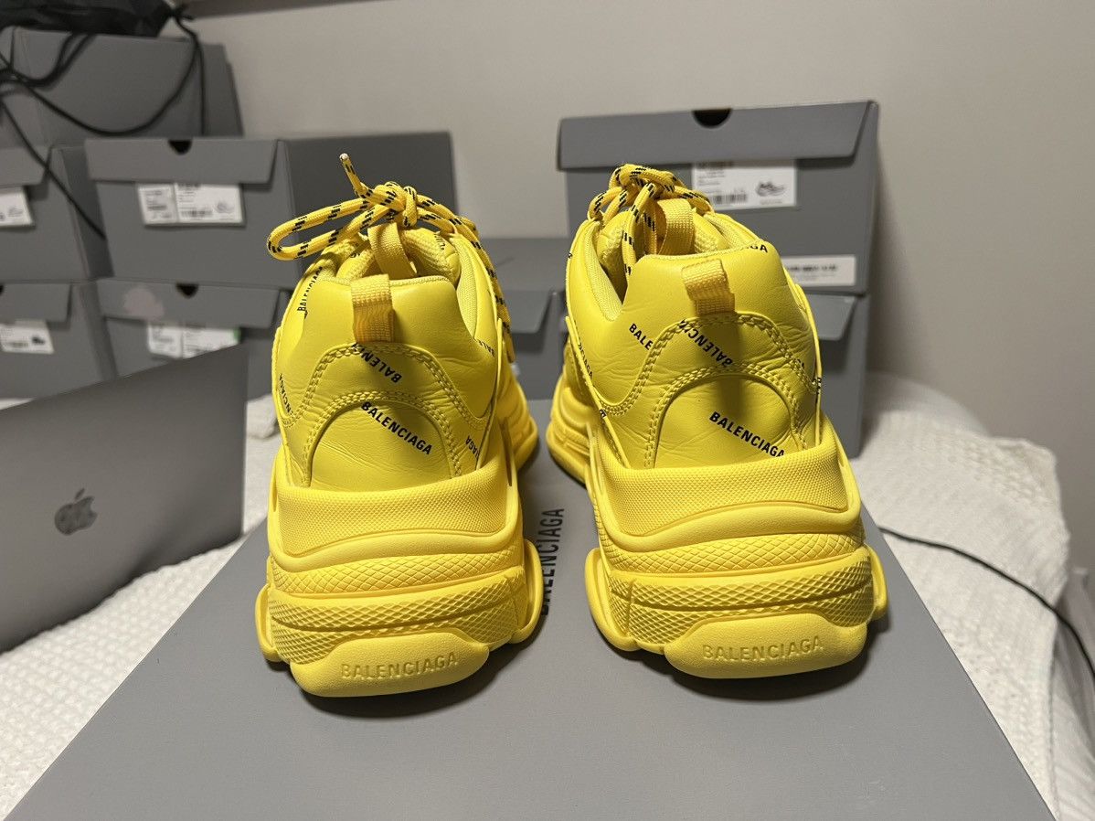 Balenciaga Balenciaga Triple S All Over Yellow (Discontinued) Size US 11 / EU 44 - 4 Thumbnail
