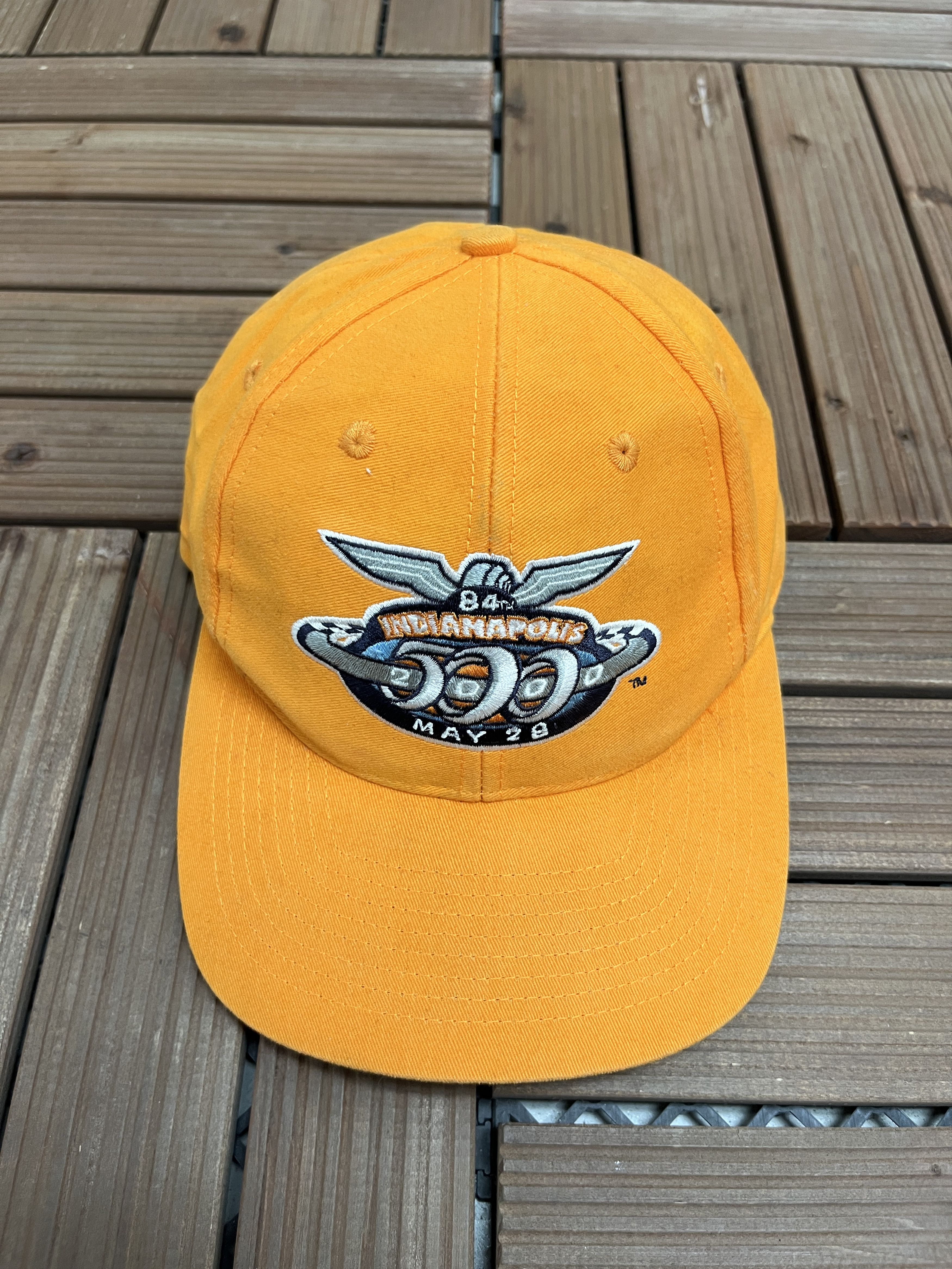 Vintage Indianapolis 500 2000 Vintage Orange Hat Cap Size ONE SIZE - 2 Thumbnail
