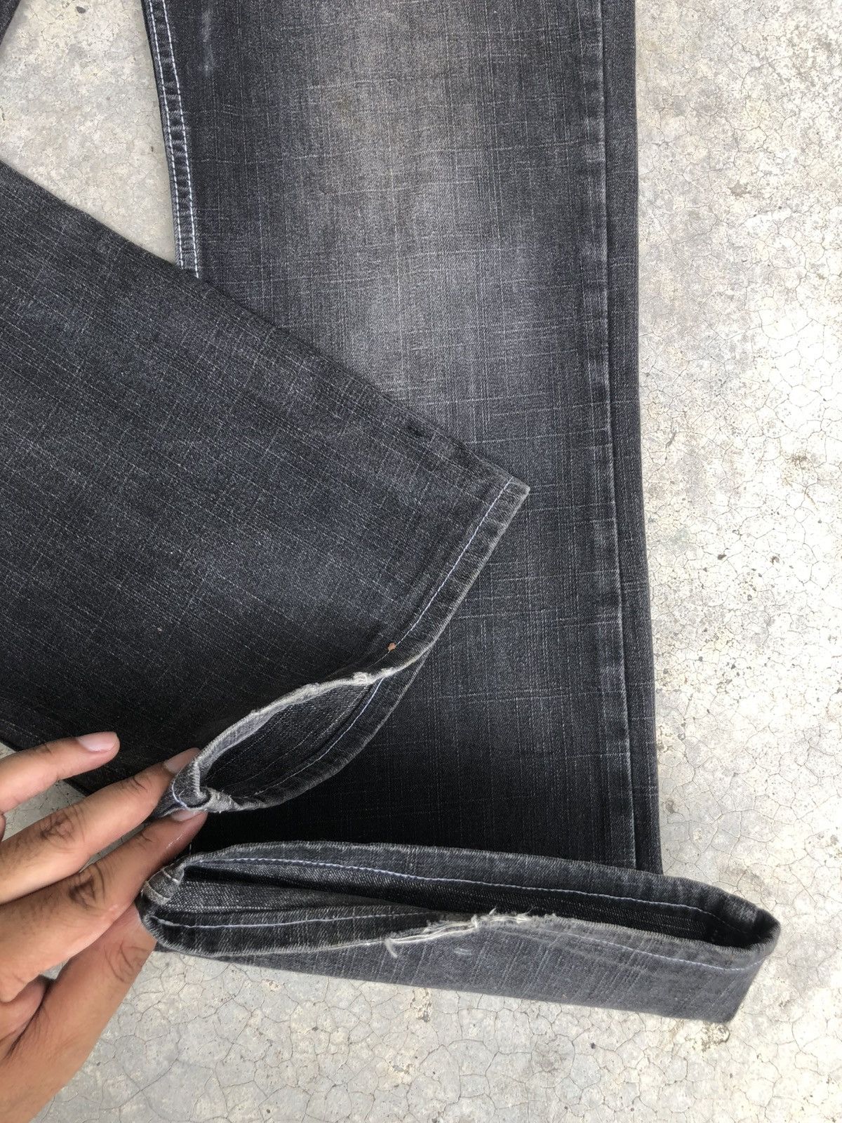 If Six Was Nine Freebeat Flared Jeans Distressed Jeans Size US 33 - 13 Thumbnail