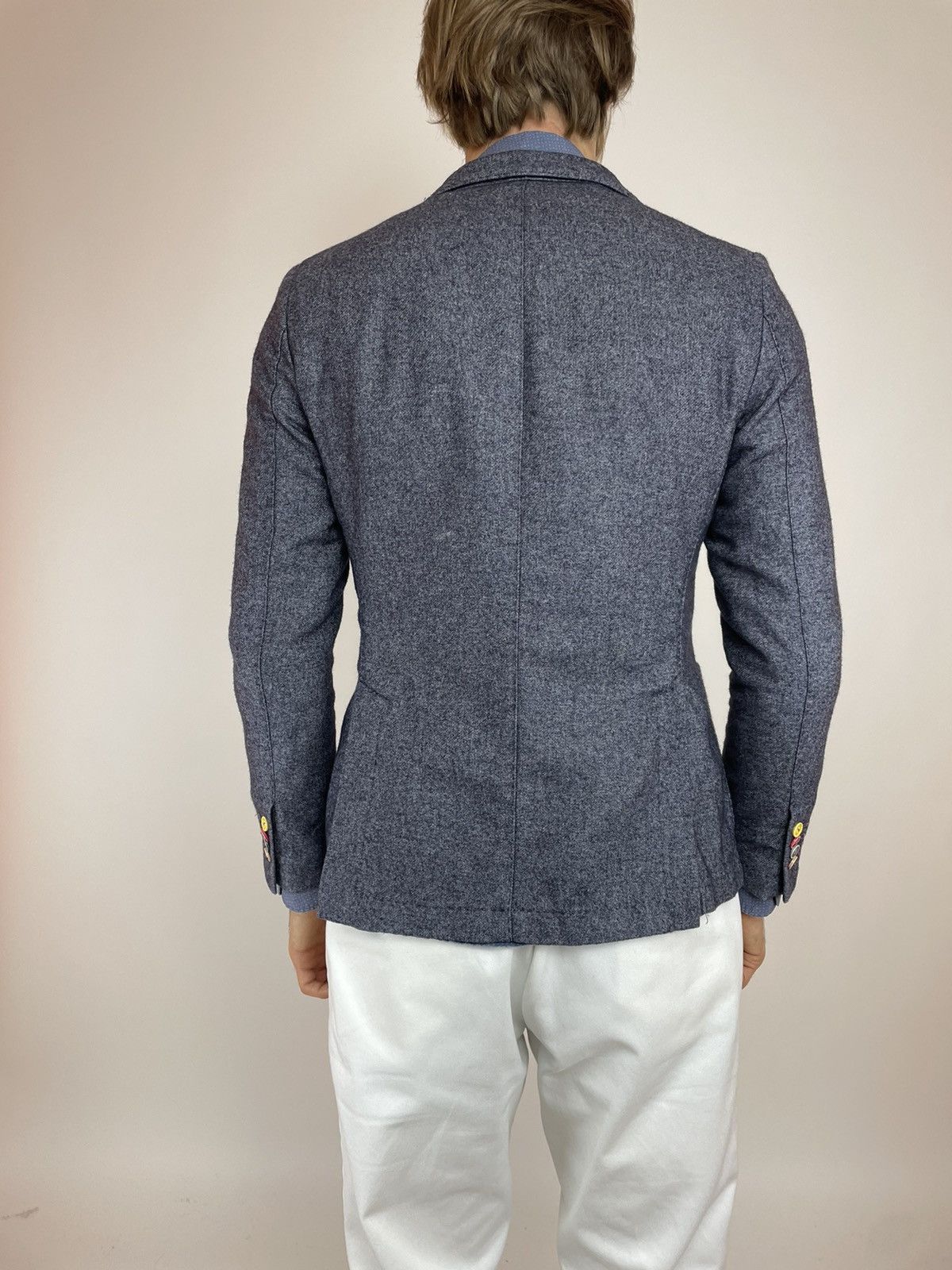 Manuel Ritz Manuel Ritz Wool Blazer toscana pockets Mens size 50 Slim Size 40S - 6 Thumbnail