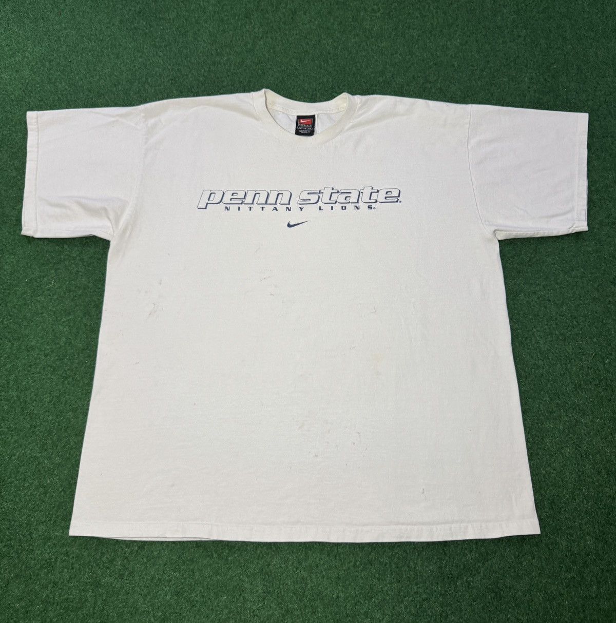 Nike Vtg Y2K Penn State Nittany Lions Nike Center Swoosh T Shirt Size US XL / EU 56 / 4 - 1 Thumbnail