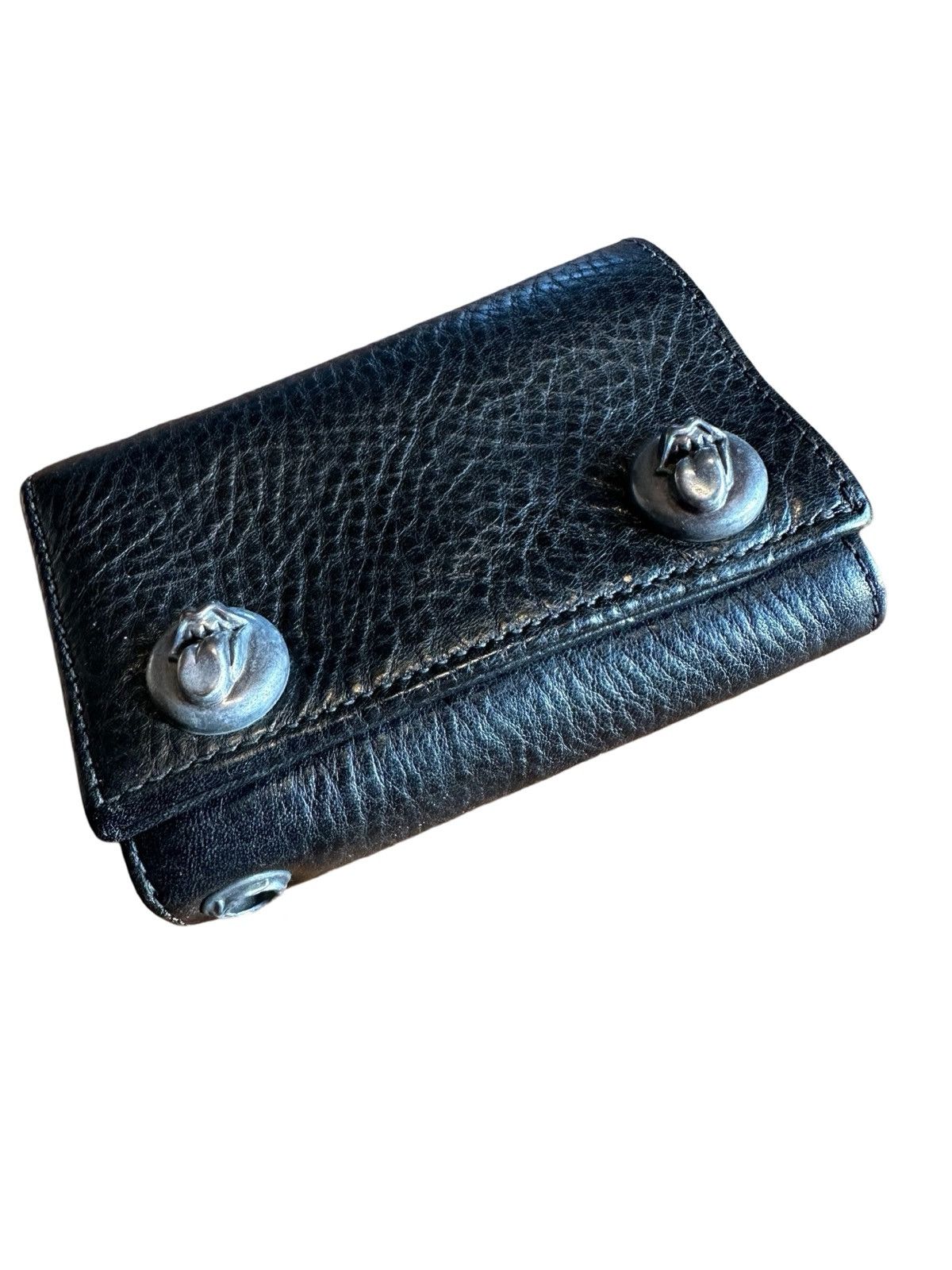 Chrome Hearts × The Rolling Stones Red tongue tri fold wallet Size ONE SIZE - 2 Thumbnail