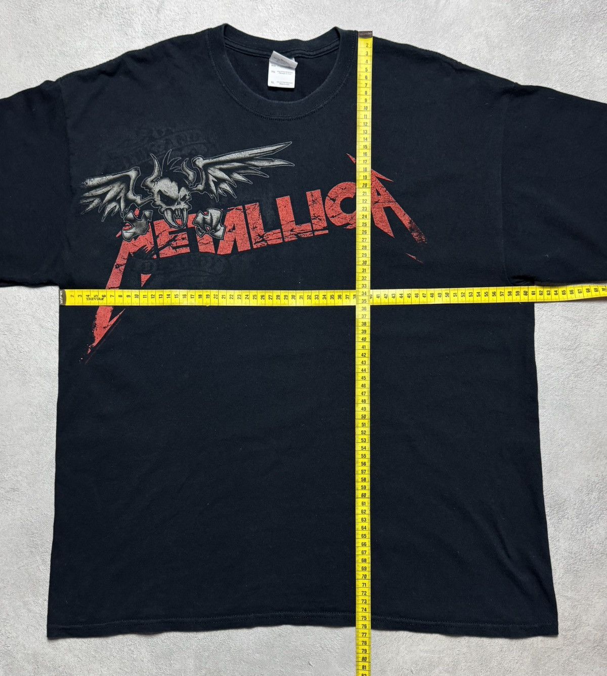 Gildan Metallica 2008 Rock T-Shirt Band Y2K Big Logo Size US XL / EU 56 / 4 - 14 Thumbnail