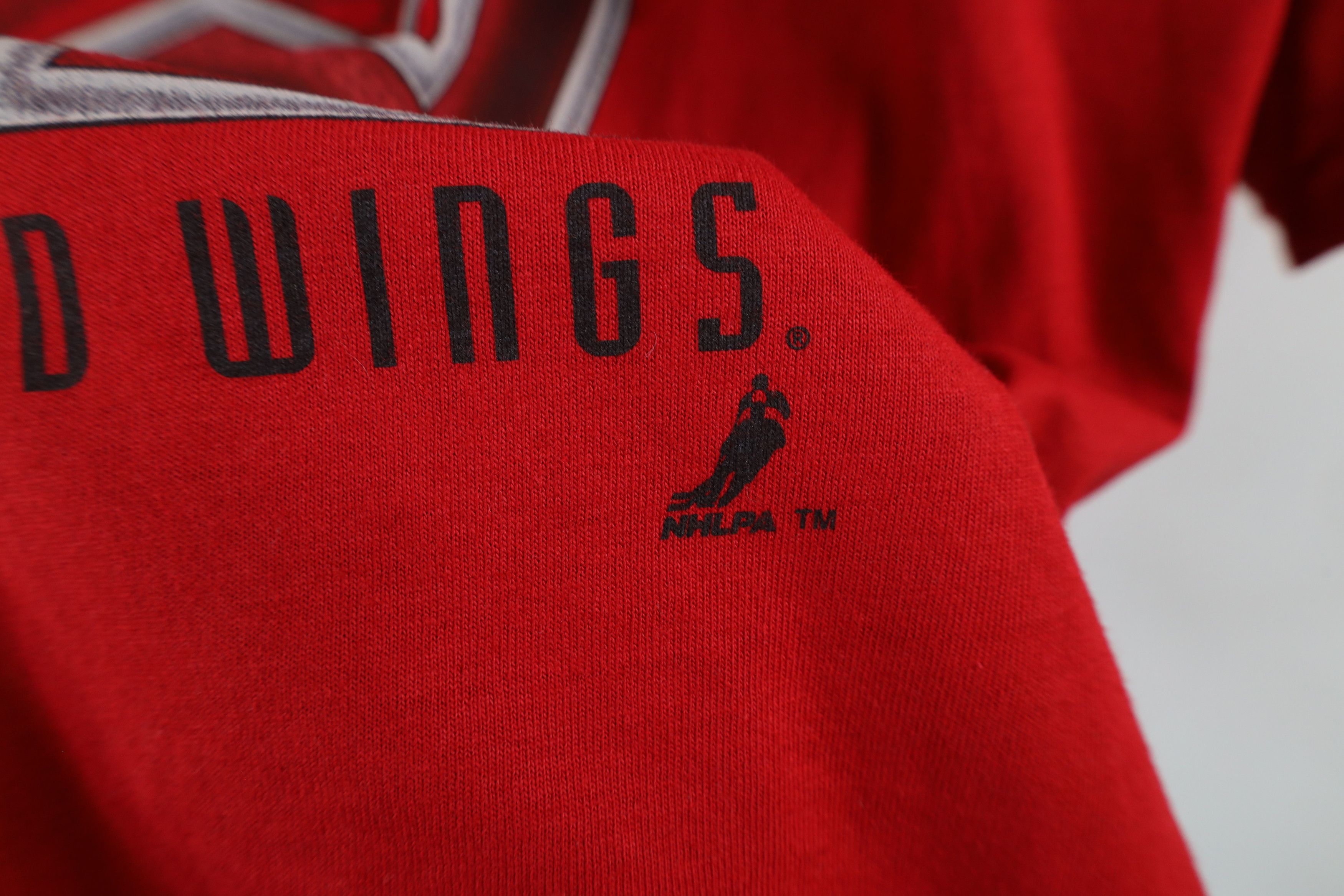 Vintage Vintage Chris Chelios Detroit Red Wings Hockey T-Shirt #24 Size US L / EU 52-54 / 3 - 6 Thumbnail