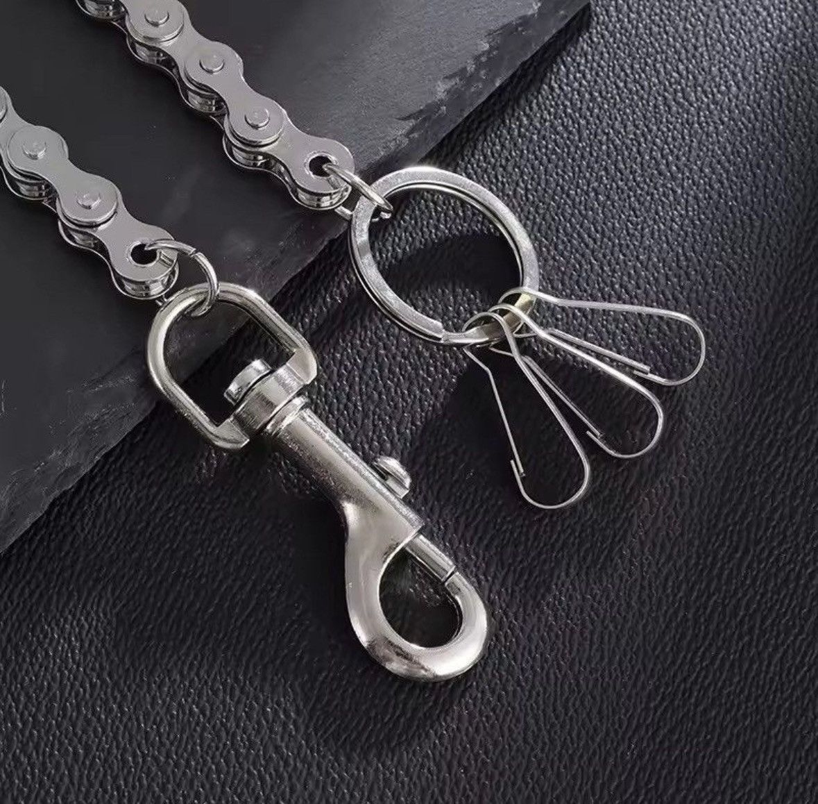 Jewelry Motorcycle Chain Wallet Waist Key Chain Size ONE SIZE - 4 Thumbnail