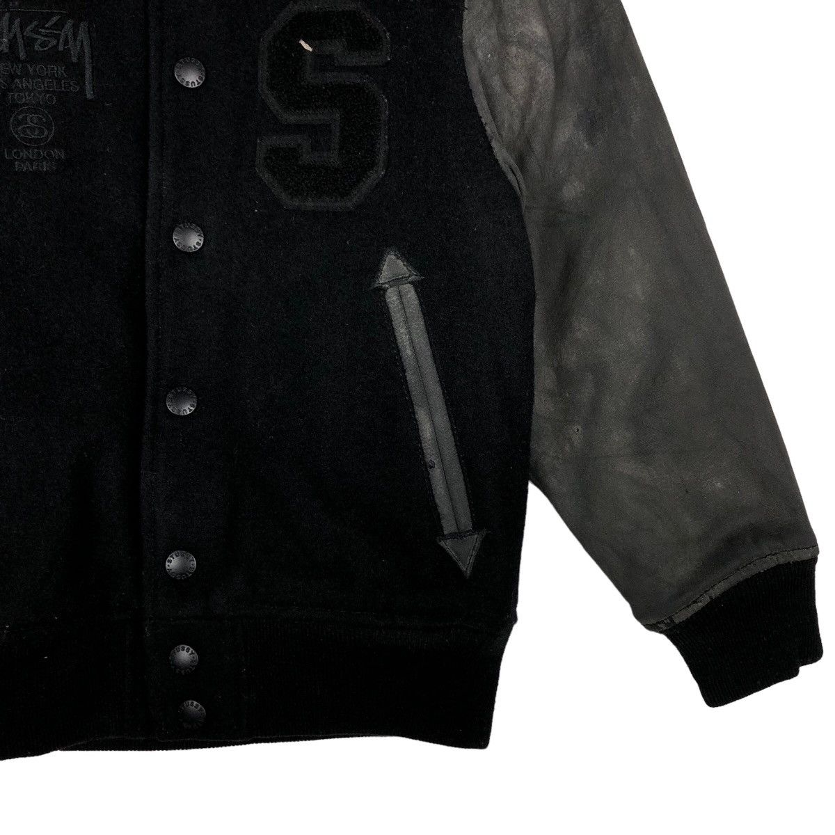 Stussy 🔥Vtg Varsity Jacket Stussy Big Logo For CHILDREN!! Size US M / EU 48-50 / 2 - 5 Thumbnail