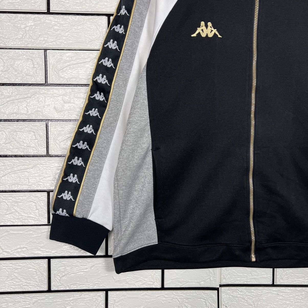Kappa Vintage 90s KAPPA Side Tape Logo Track Top Jacket #3957-C180 Size US M / EU 48-50 / 2 - 5 Thumbnail