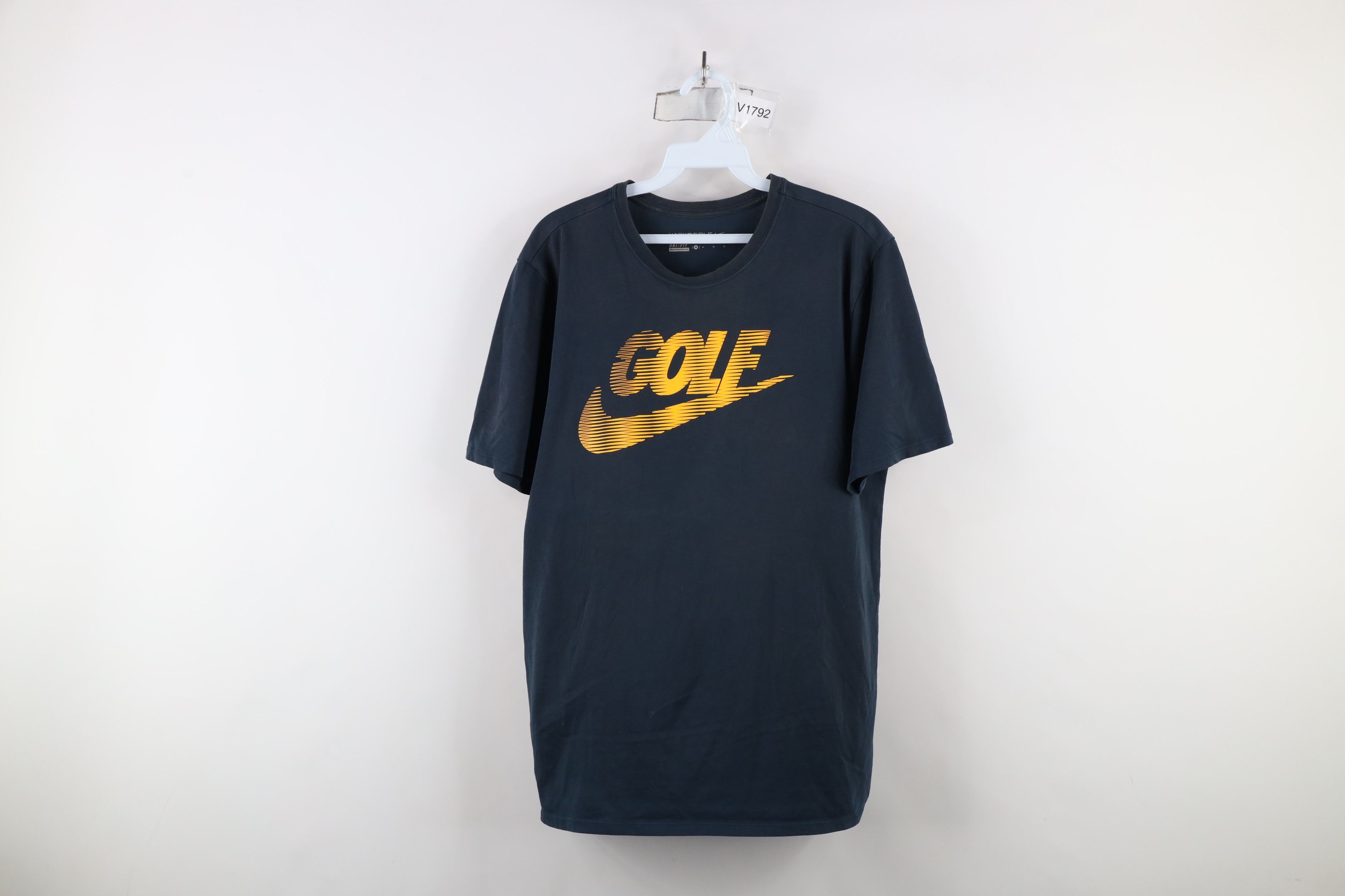 Nike × Vintage Vintage Nike Golf Spell Out Big Swoosh Logo t-Shirt Blue Size US M / EU 48-50 / 2 - 1 Thumbnail