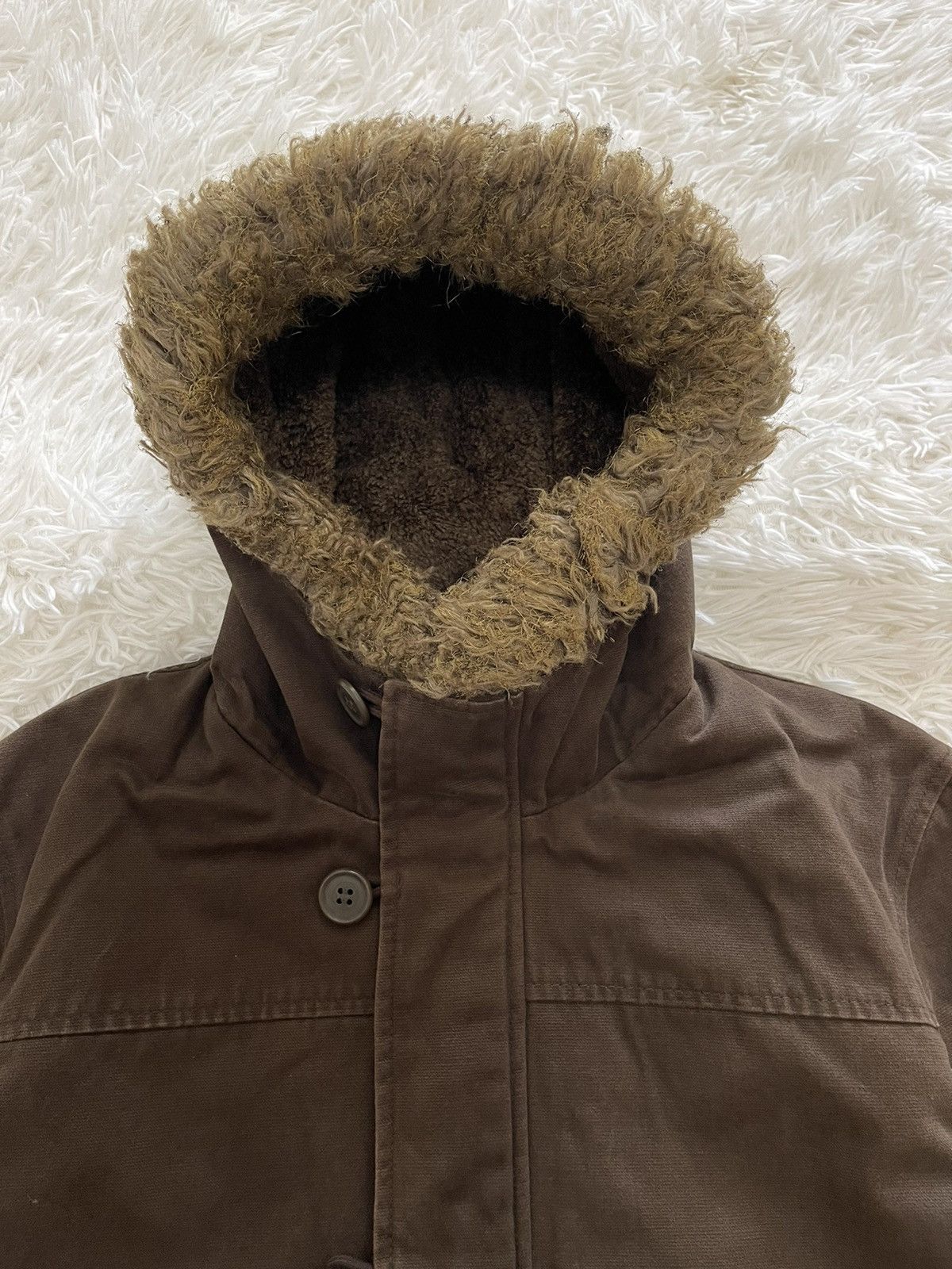 Michel Klein × Vintage Michel Klein Homme Fur Trimmed Linning Jacket Size M / US 6-8 / IT 42-44 - 2 Thumbnail