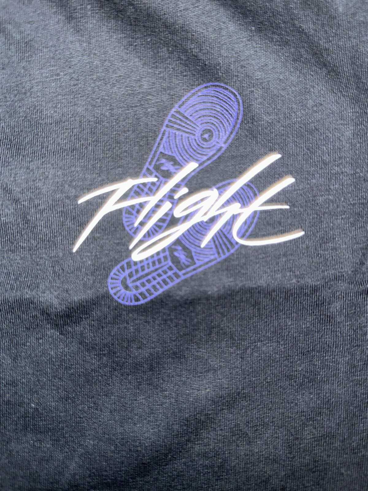 Jordan Brand Jordan Women’s Flight Sole Graphic Black Shirt Size L / US 10 / IT 46 - 2 Thumbnail