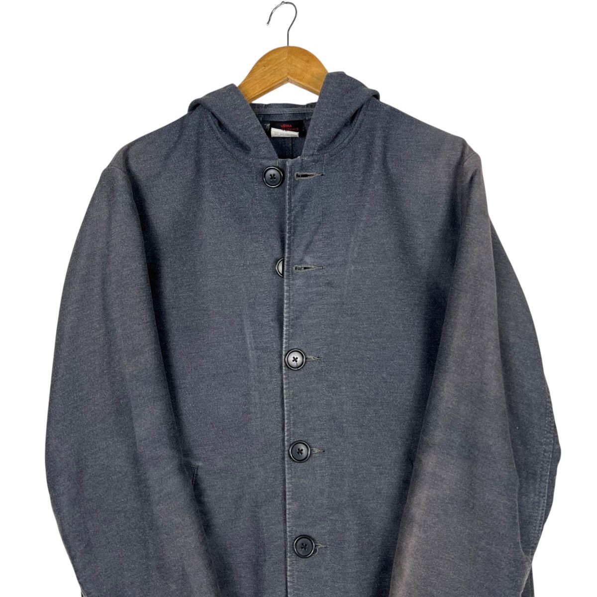 Vetra Vintage Vetra Moleskin Hoodie Jacket Made In France Size US L / EU 52-54 / 3 - 9 Thumbnail