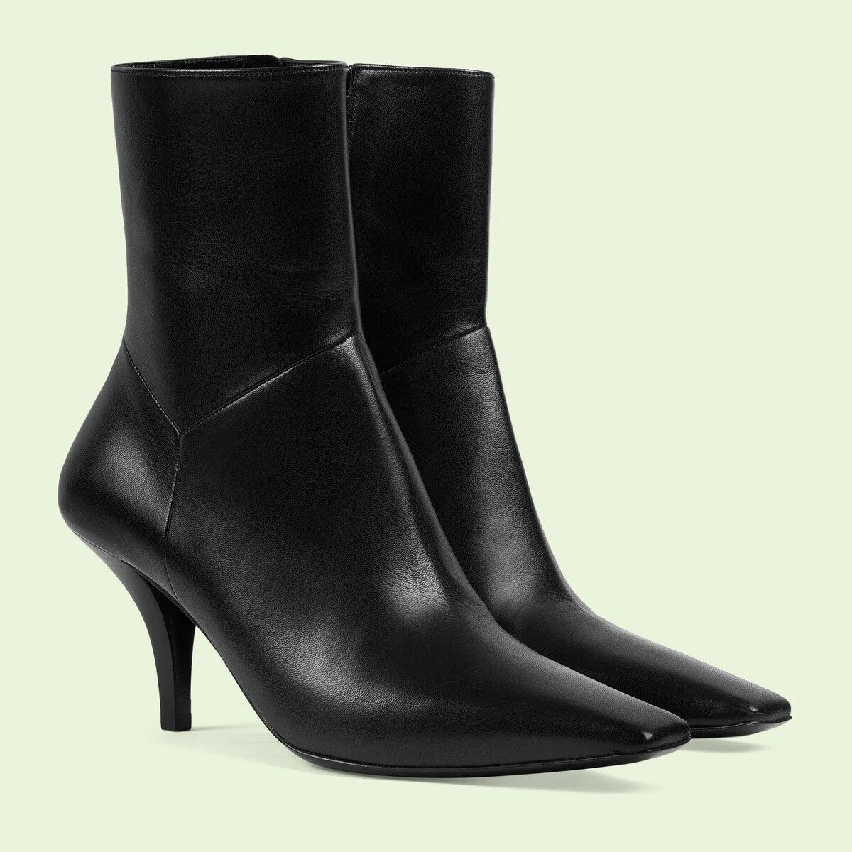 Gucci o1s1wg110125 Leather Boots in Black Size US 12 / IT 42 - 3 Thumbnail