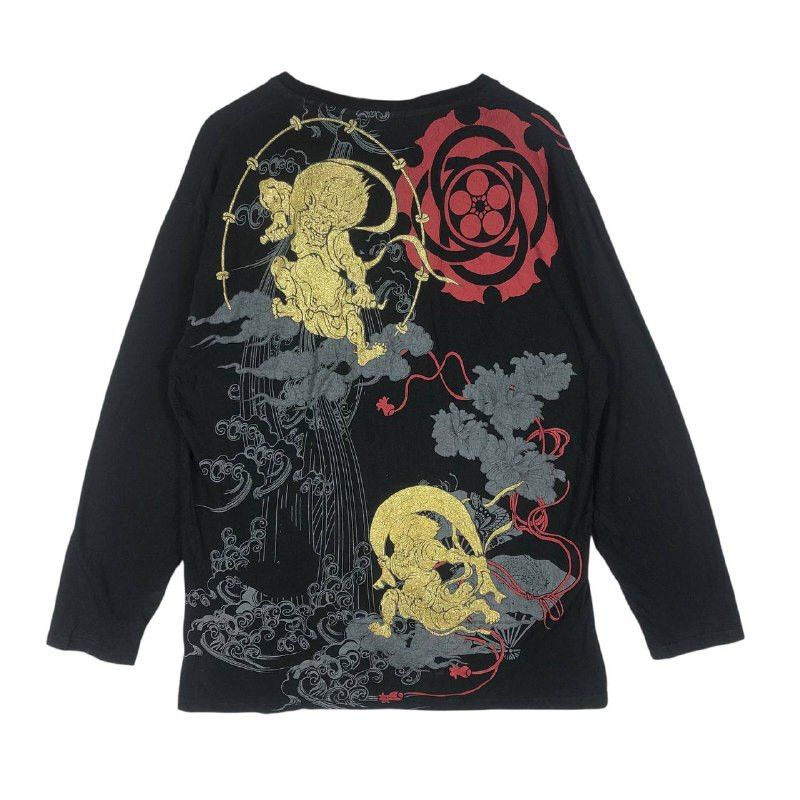 Japanese Brand Vintage Japanese Brand Style Sukarjan Dragon L/S T-shirt Size US L / EU 52-54 / 3 - 5 Thumbnail