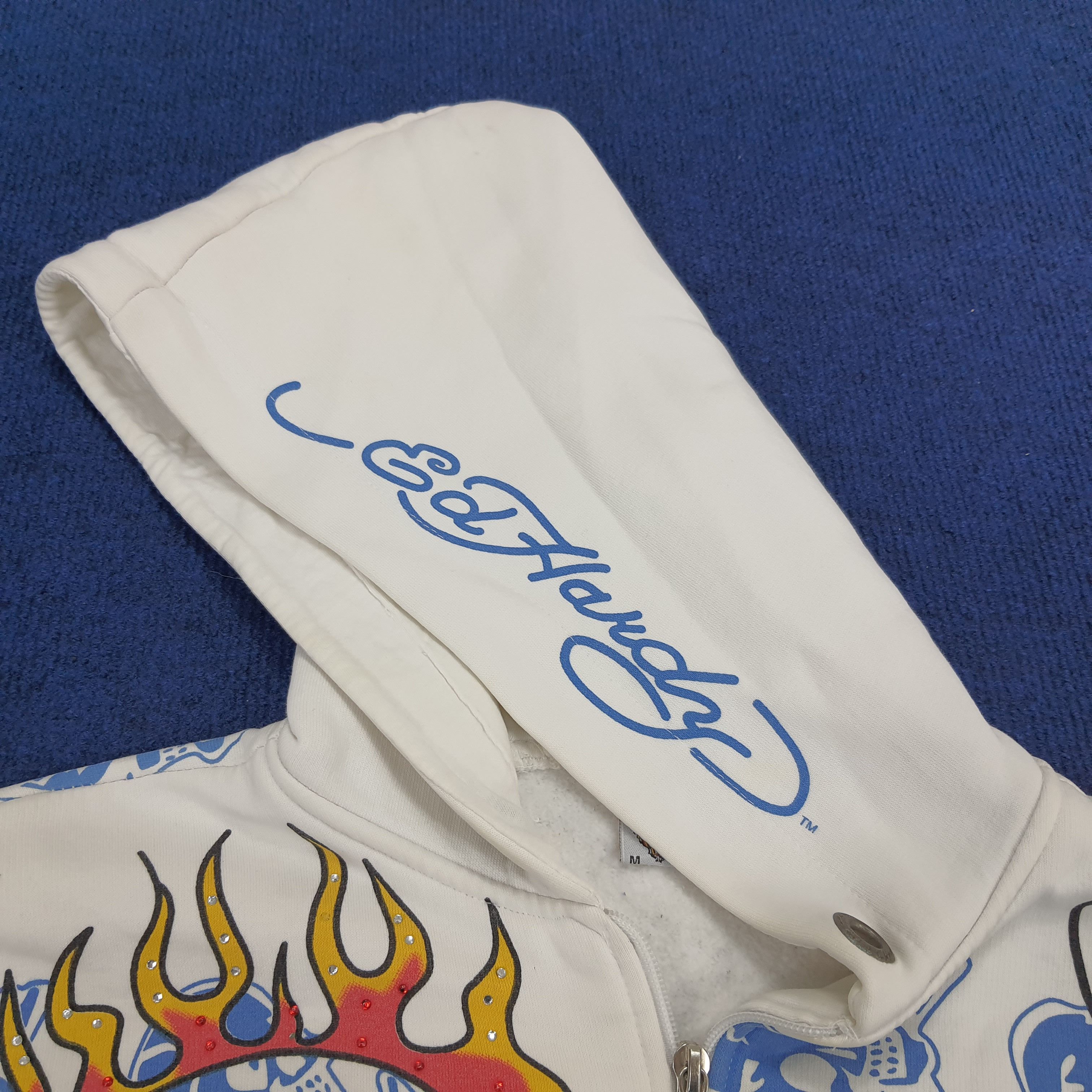 Christian Audigier × Ed Hardy × Vintage Vintage Ed Hardy by Christian Audigier Overprint Hoodies Size US M / EU 48-50 / 2 - 5 Thumbnail
