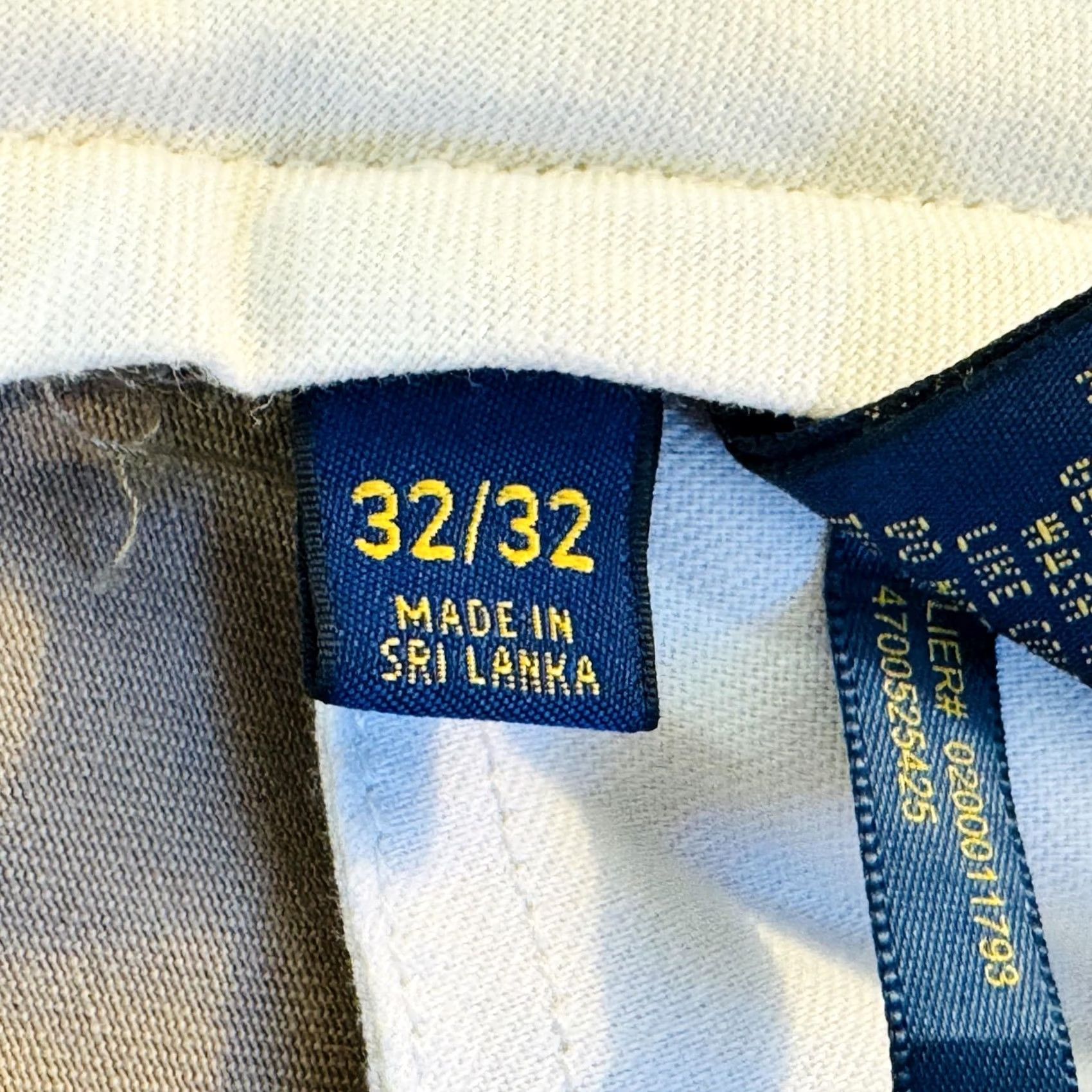 Polo Ralph Lauren Polo Ralph Lauren Khakis Mens 32x32 Beige Cotton Flat Front Chino Pants Size US XS / EU 42 / 0 - 5 Thumbnail