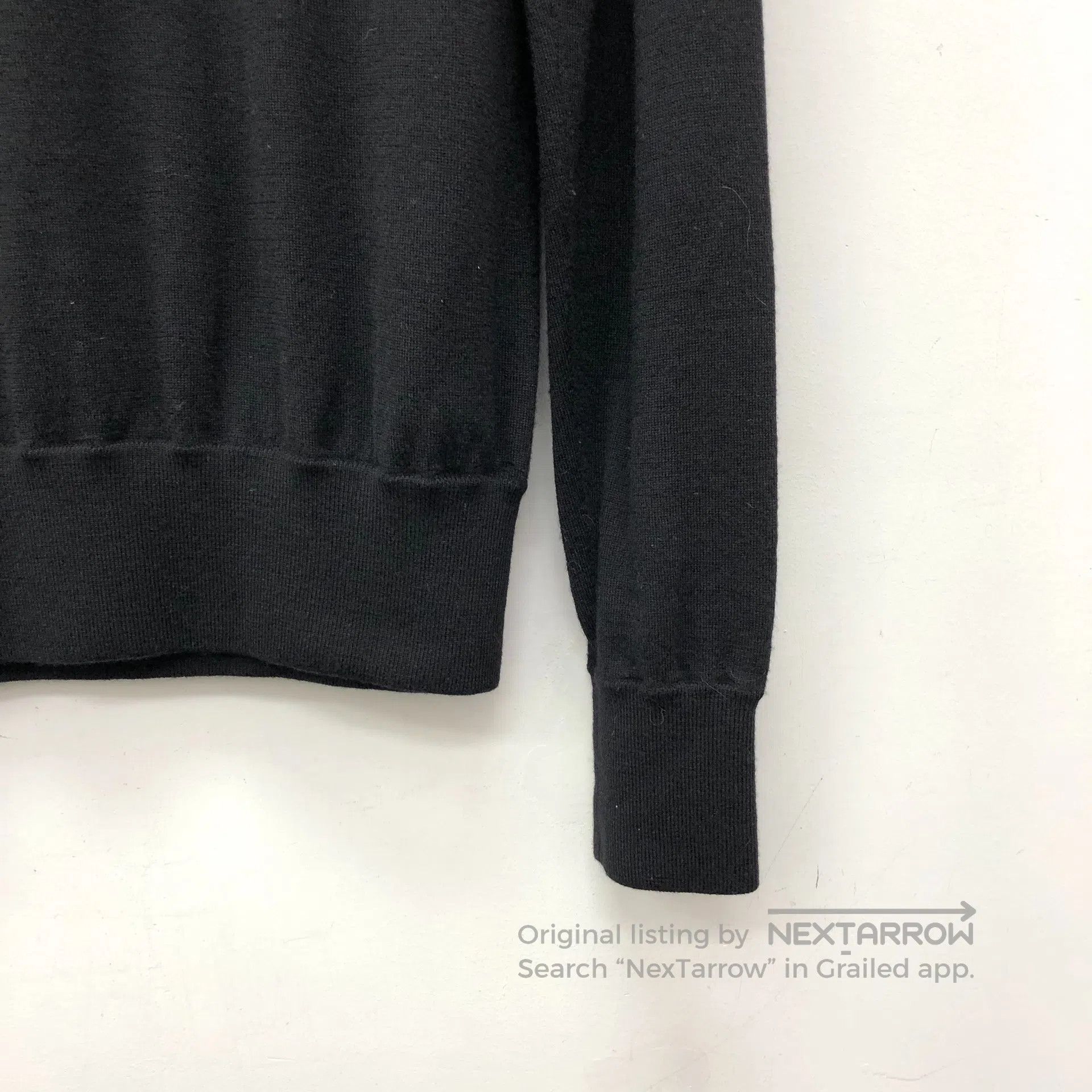 Givenchy Givenchy Black dog head badge embroidered wool round-neck Size S / US 4 / IT 40 - 4 Thumbnail