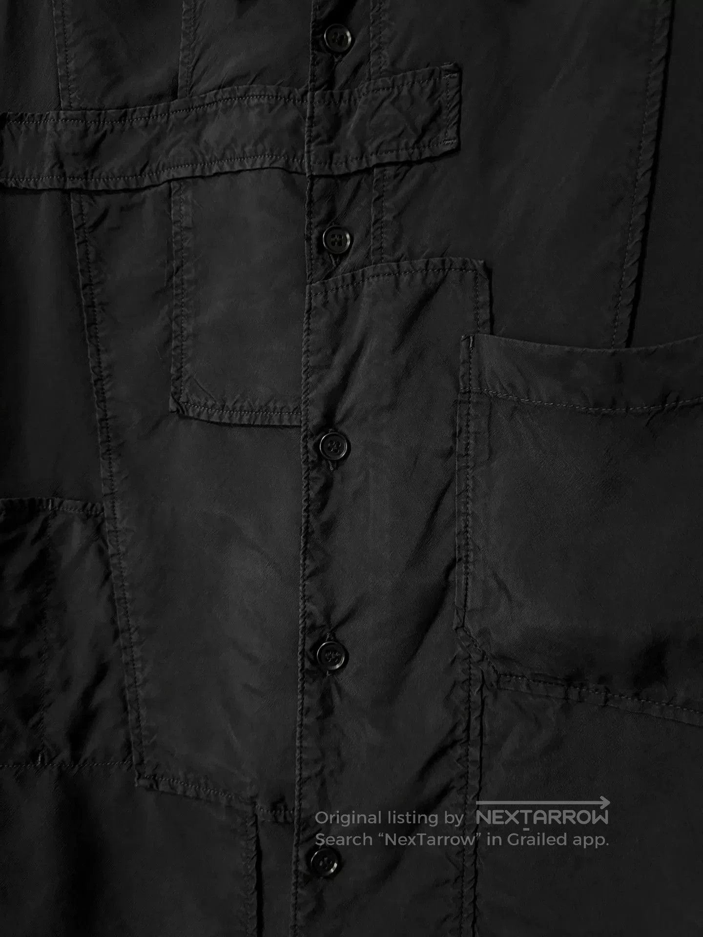 Yohji Yamamoto Yohji Yamamoto Multi-Pocket Short Sleeve Shirt. Size US M / EU 48-50 / 2 - 5 Thumbnail